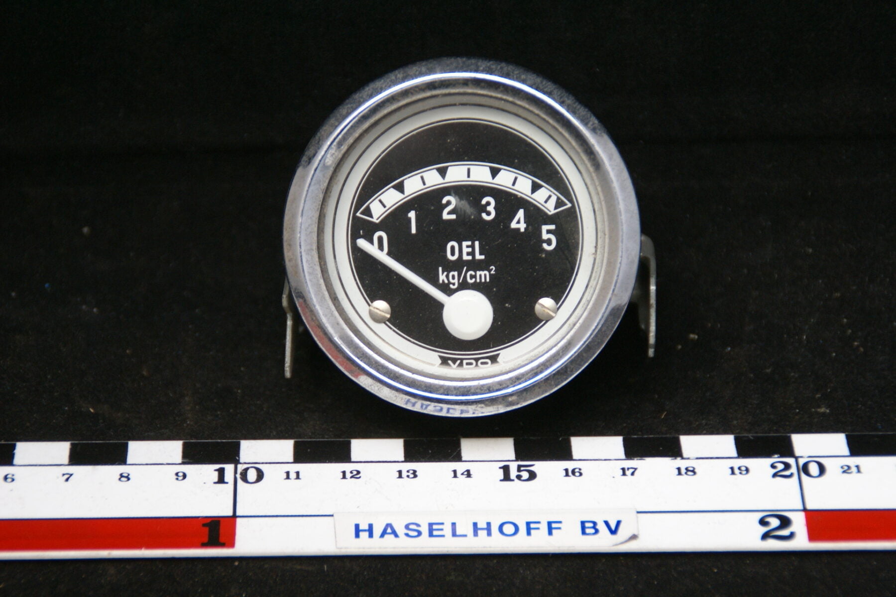 VDO oliedrukmeter met glas en chroomrand 160413-4036-0