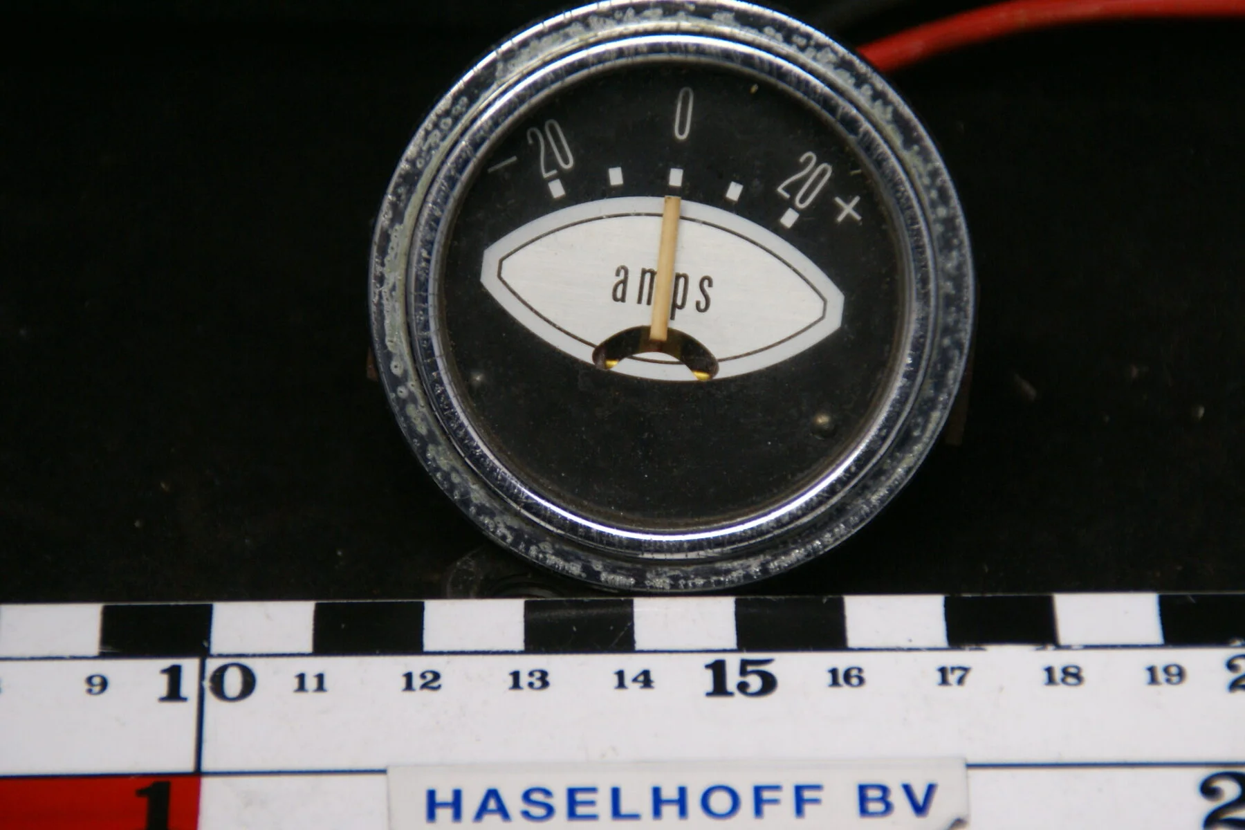 amperemeter met glas en chroomand 160413-4062-0