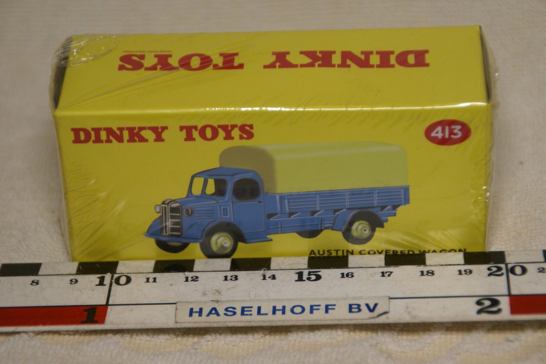 DSC08662 Austin huifwagen blauw 1op43 Atlas Dinky Toys 4677104 MB