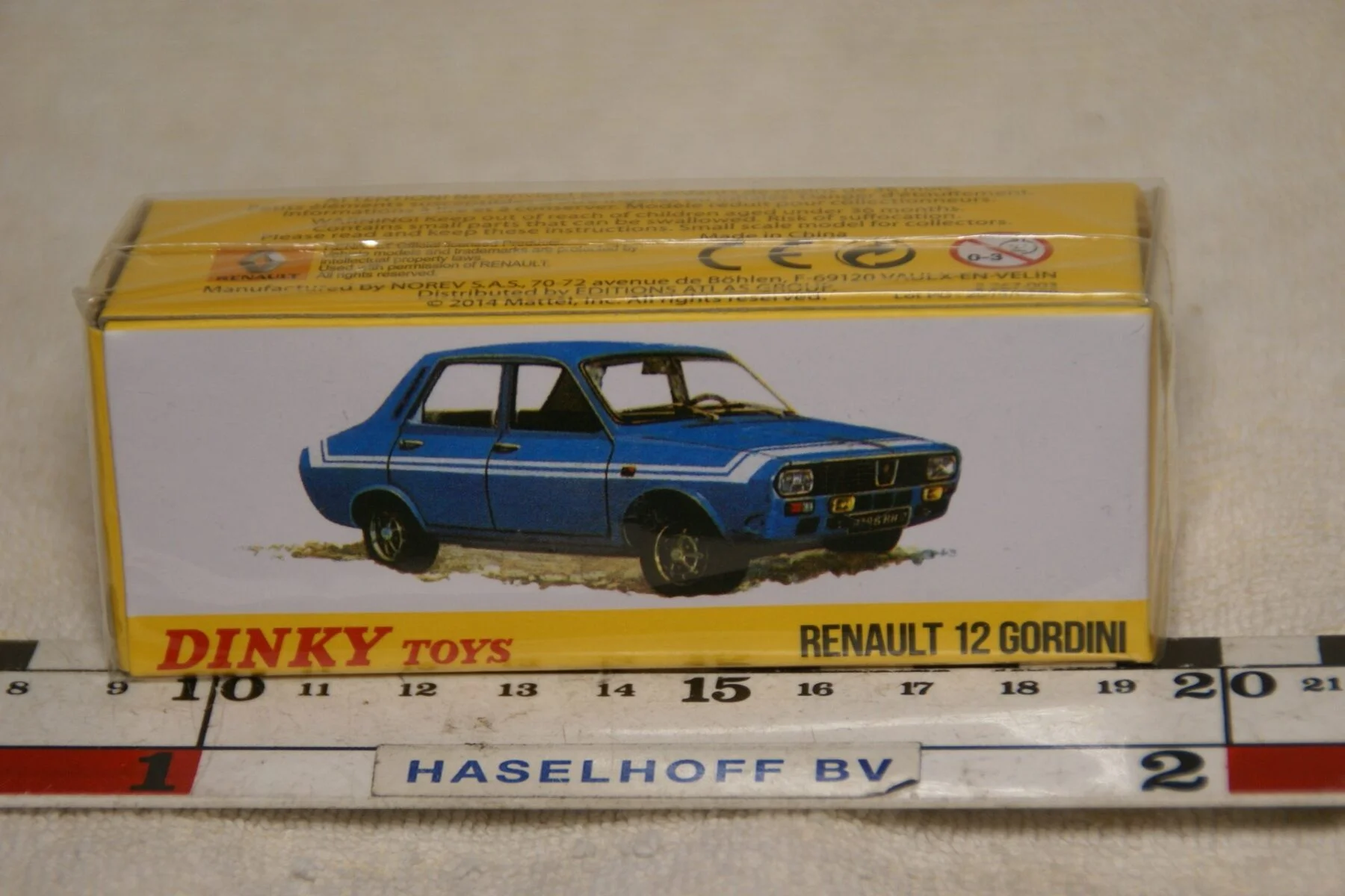 DSC08668 Renault 12 Gordini blauw 1op43 Atlas Dinky Toys 2267003 MB