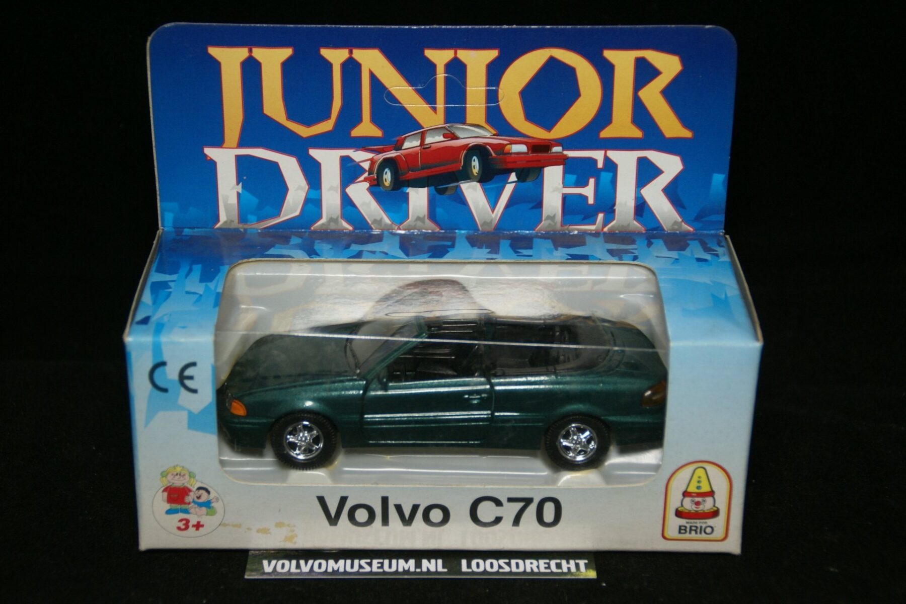 DSC02383 miniatuur Volvo C70 cabriolet groen 1op43 Brio MB