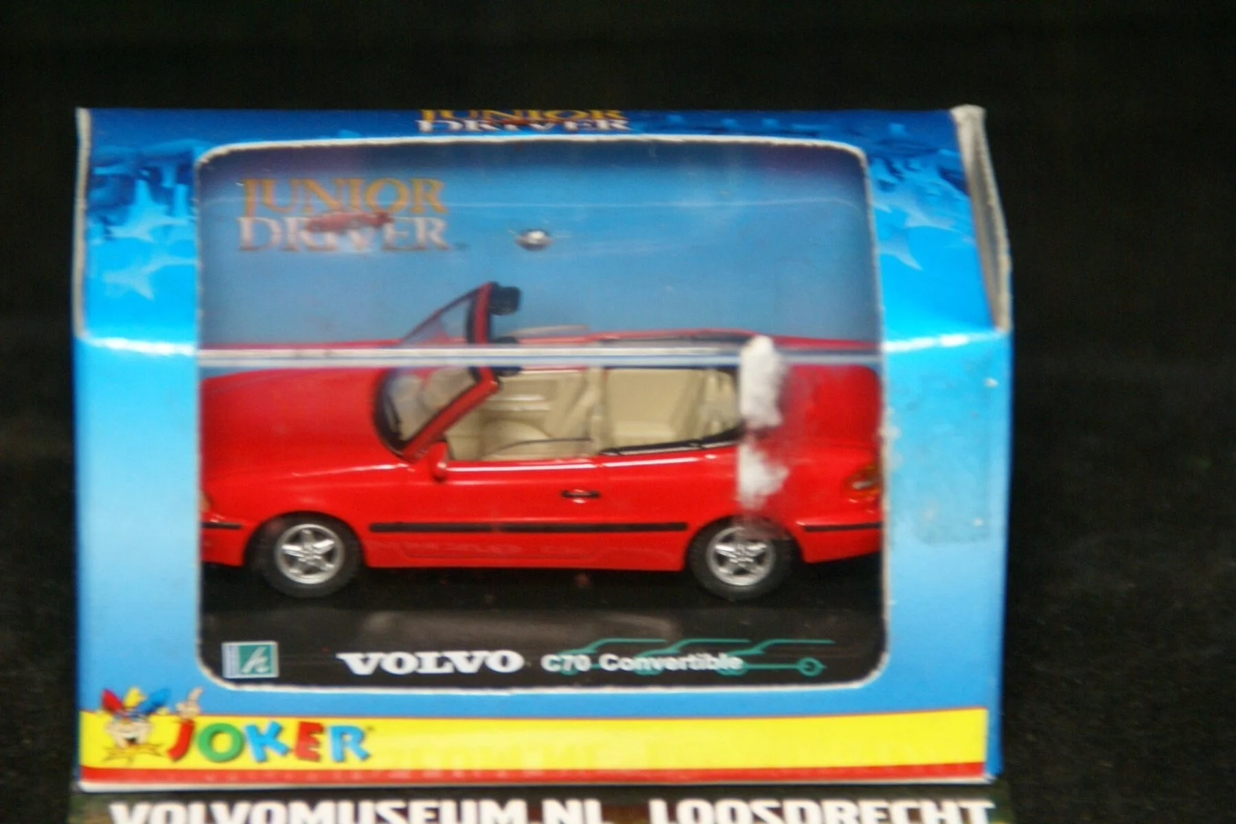 DSC02396 miniatuur Volvo C70 cabriolet rood 1op72 Brio MB