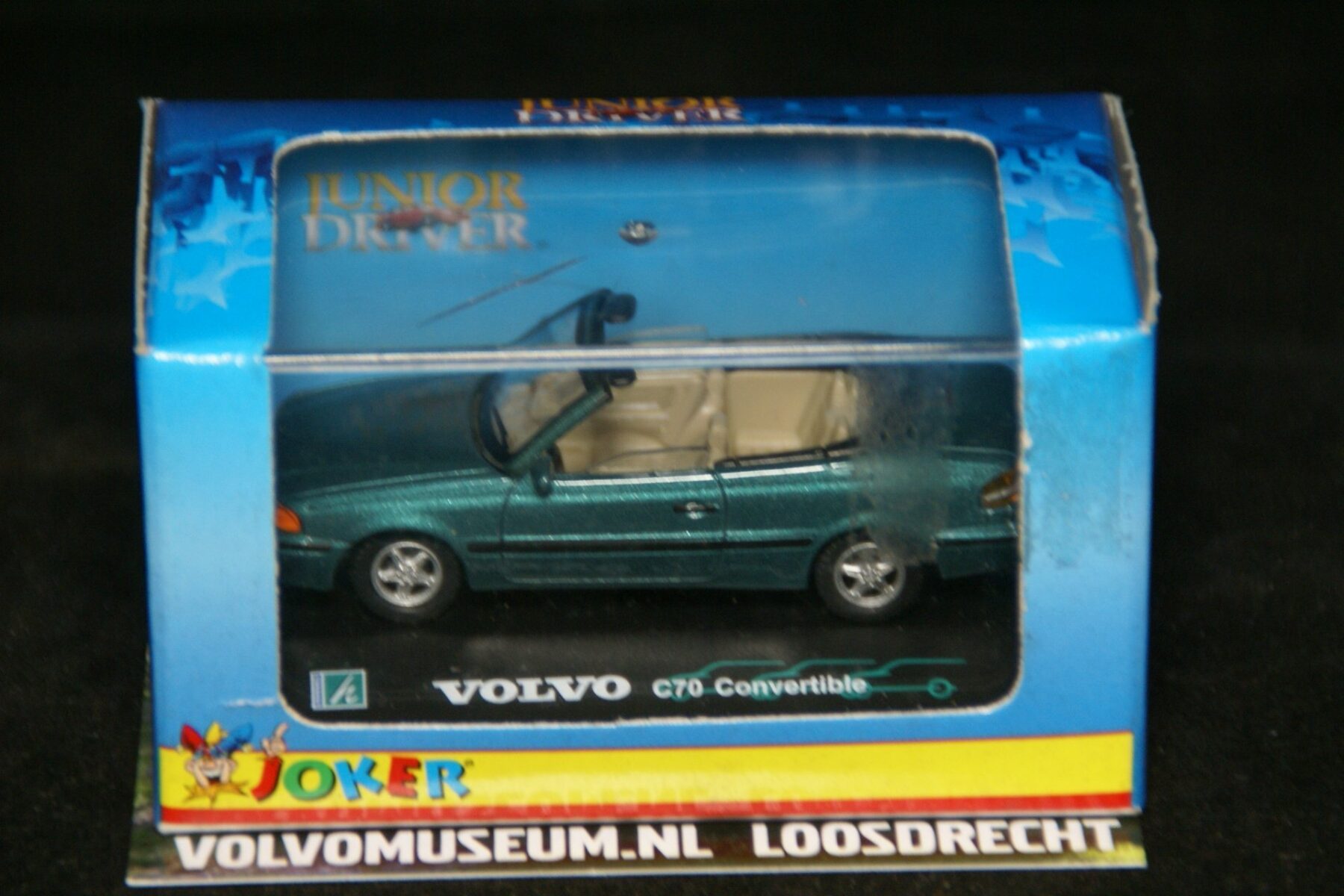 DSC02399 miniatuur Volvo C70 cabriolet groenmet 1op72 Brio MB