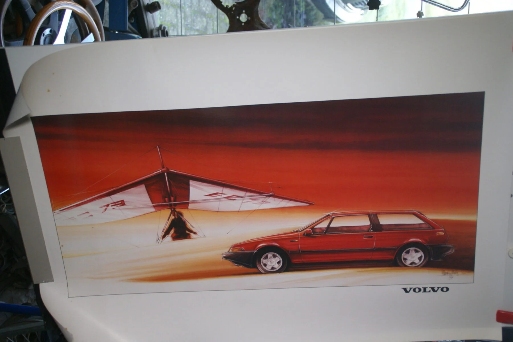 DSC02142 1988 Volvo 480 rood poster 4173