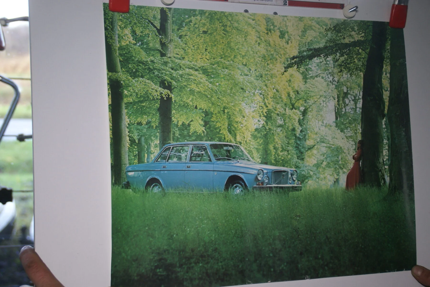 DSC02226 Volvo 164 blauw poster 1974