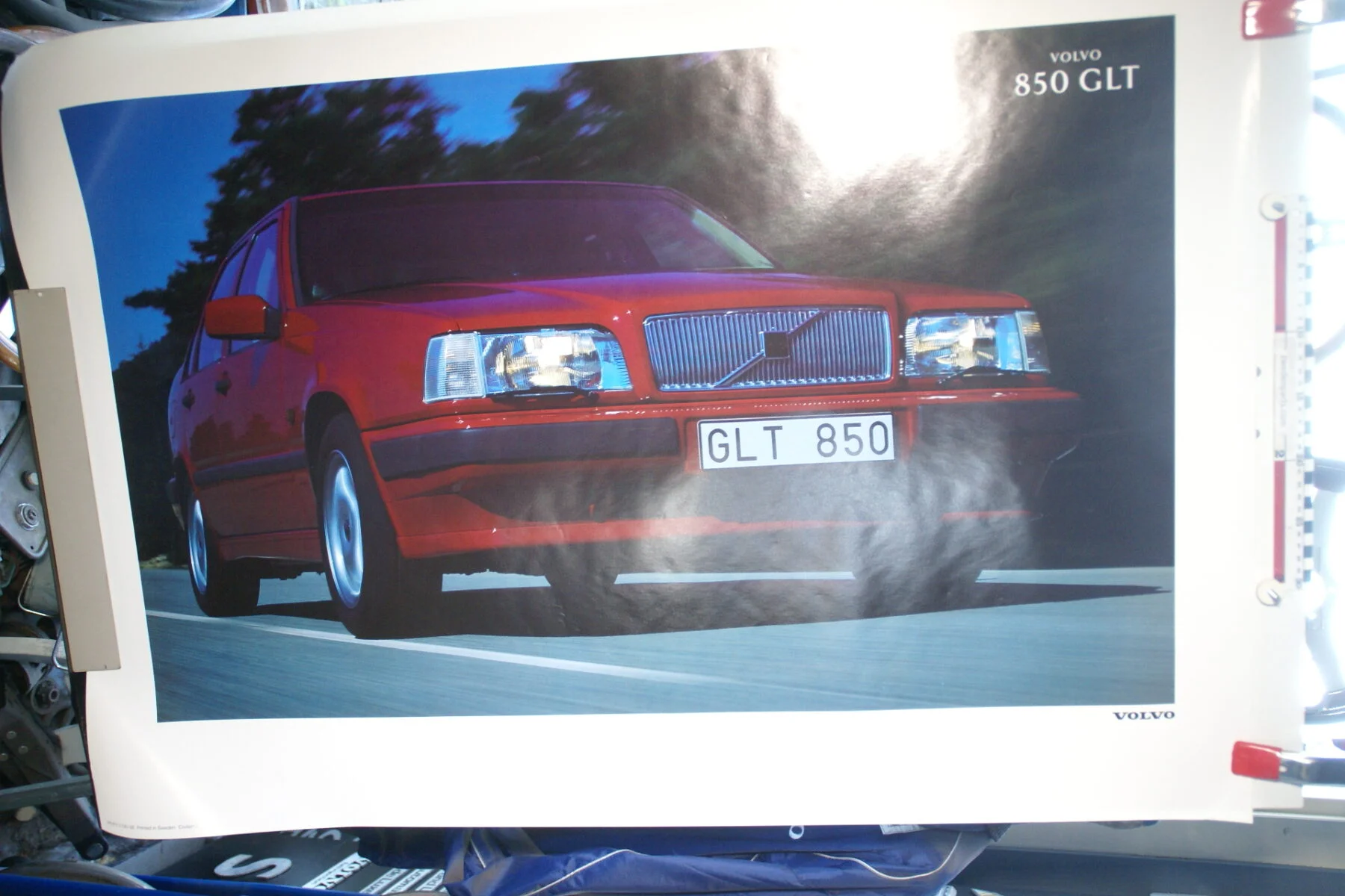 DSC02334 1992 Volvo 850GLT sedan rood poster MSPV 5190