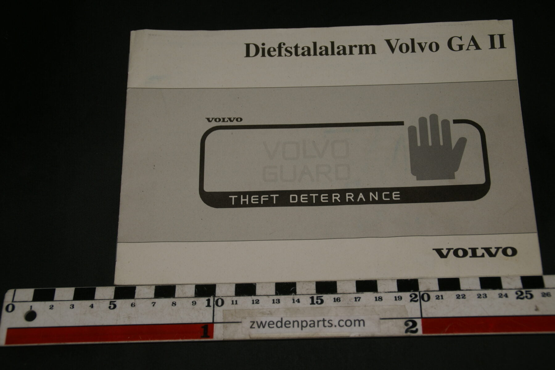 DSC02398 1995 instructieboekje alarm Volvo GAII 9172048