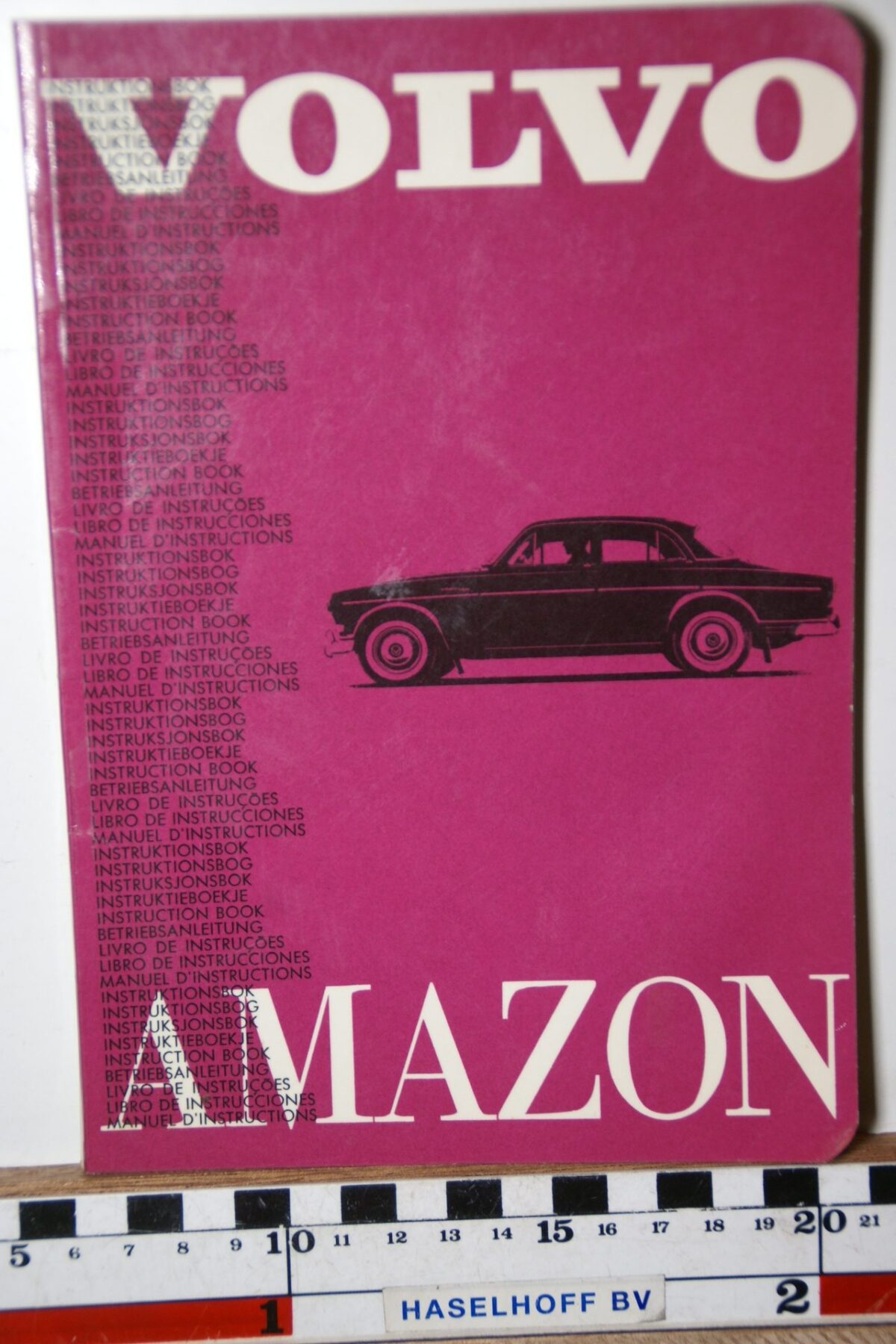 DSC02499 1963 instructieboekje Volvo Amazon TP12.5