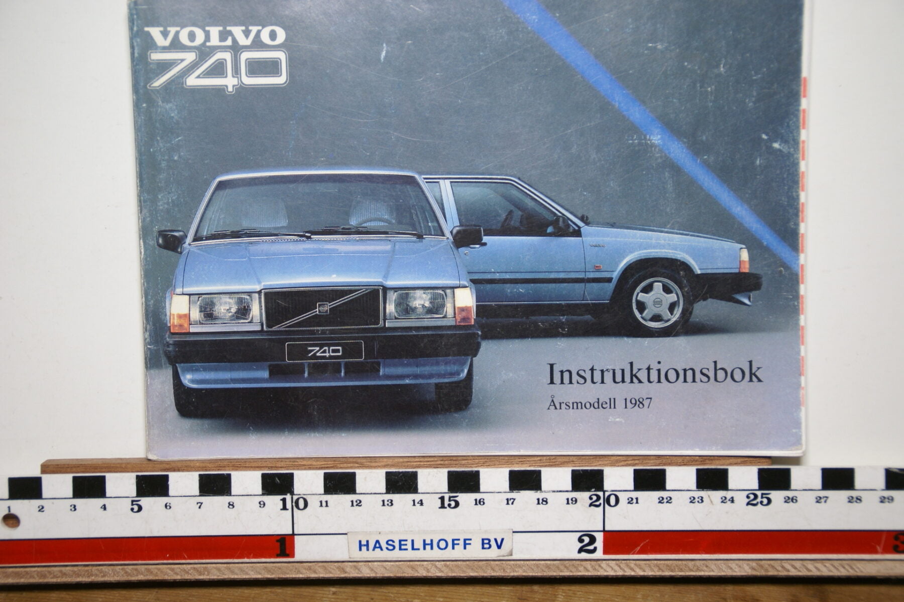 DSC02543 1987 instructieboekje Volvo 740 TP2760.2