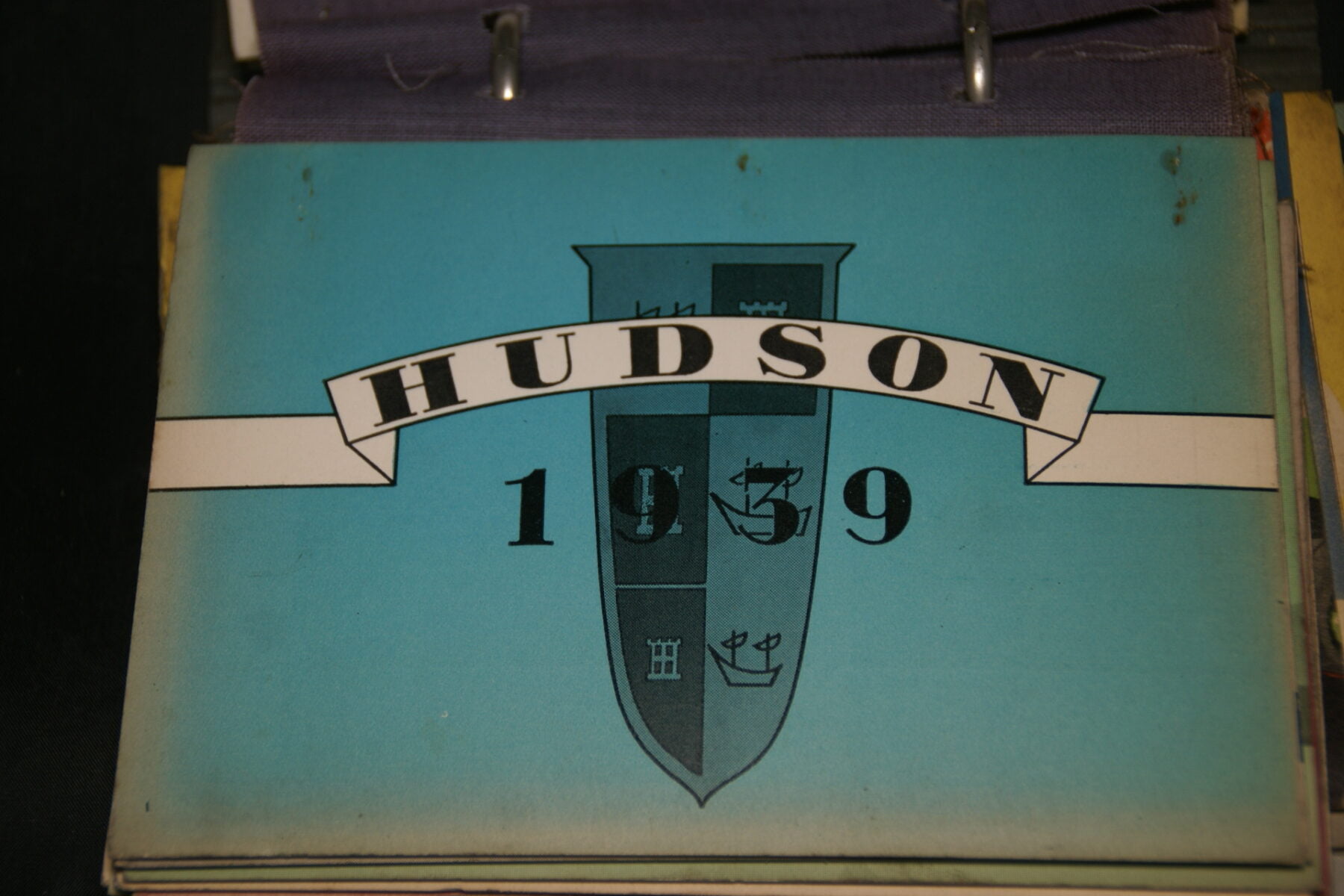 DSC03781 1939 kaart met smeerschema Hudson Svenskt