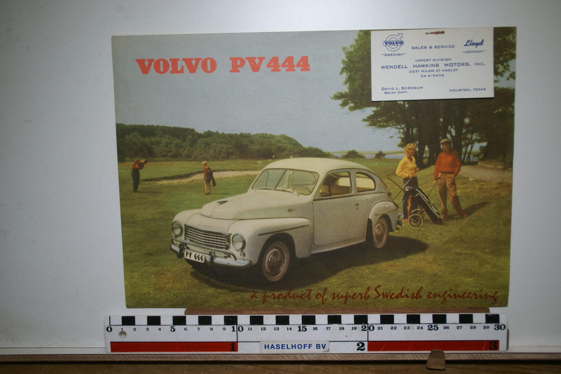 DSC04077 1956 brochure sheet Volvo PV444 Engels UR6153
