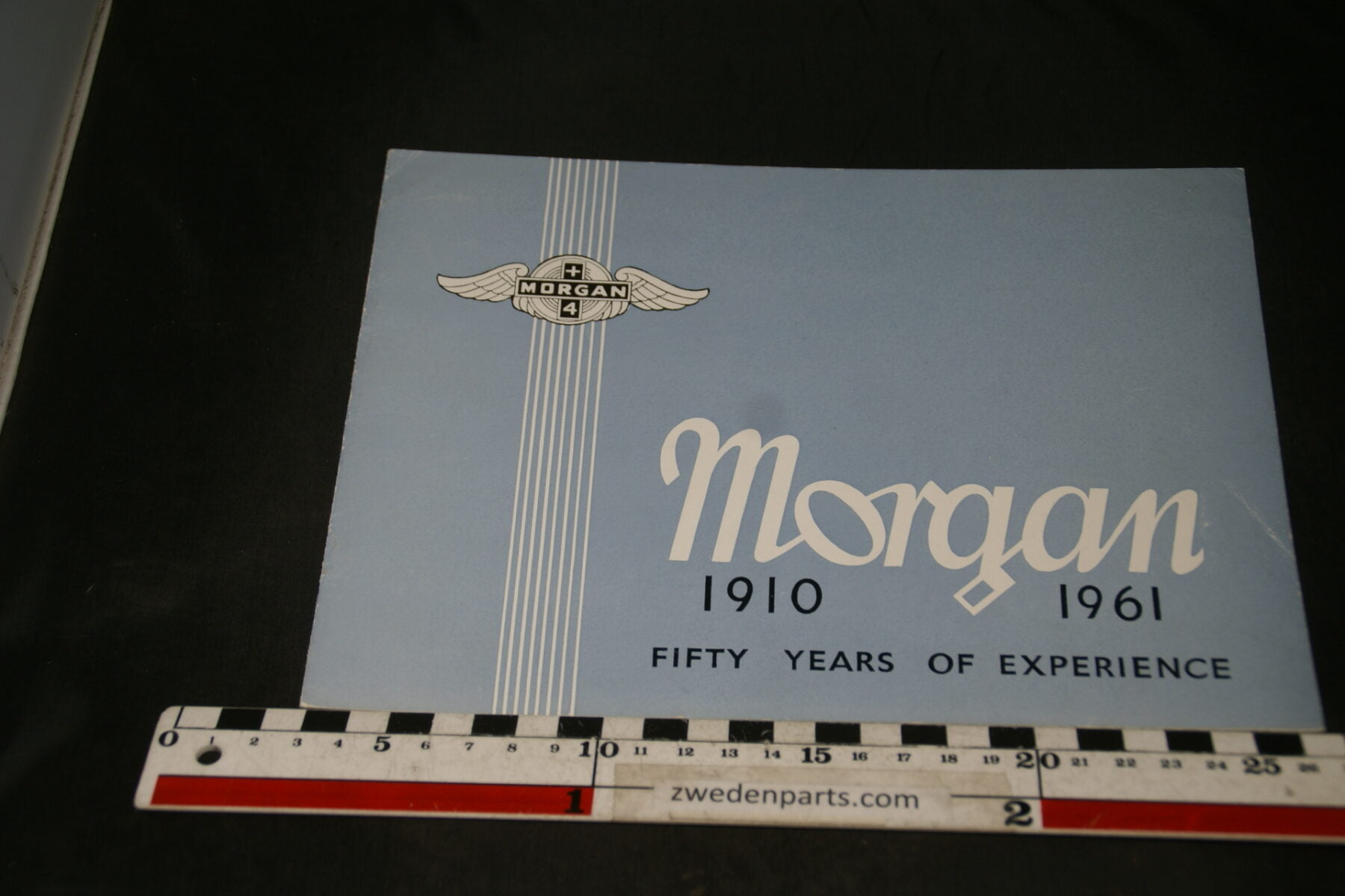 DSC04720 ca 1961 brochure Morgan +4 50 years of experience English
