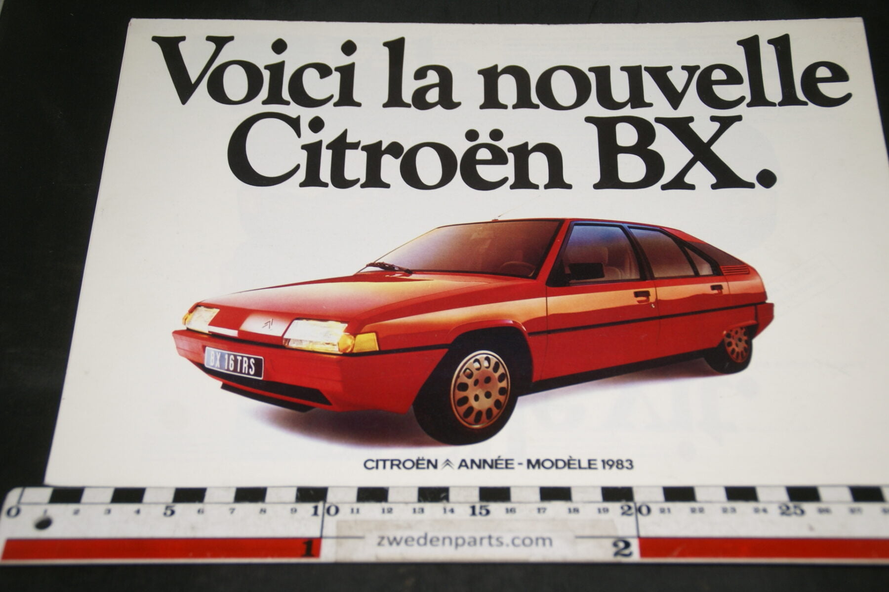 DSC04723 ca 1978 brochure Citroen BX Francais
