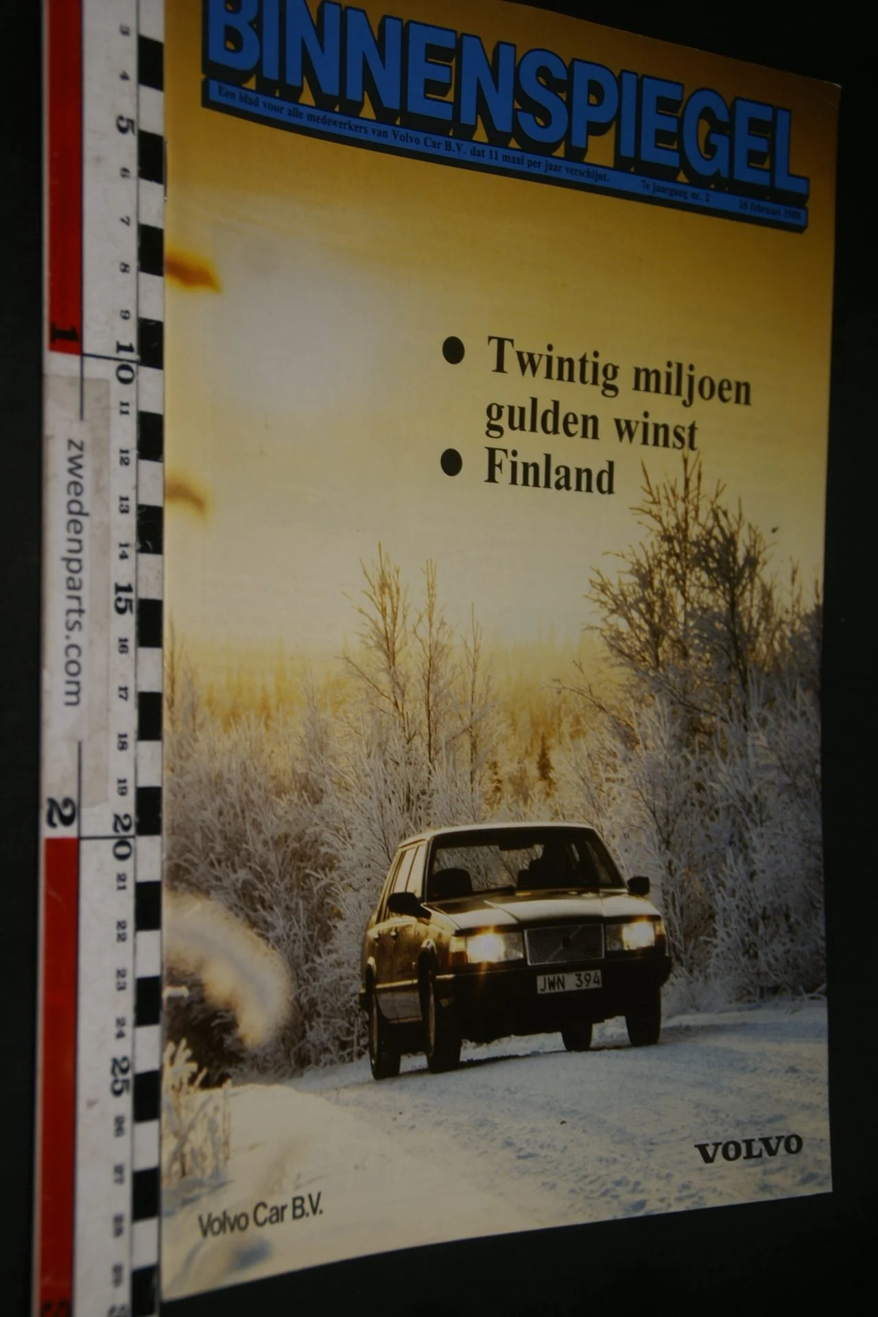 DSC05109 1988 tijdschrift Volvo Binnenspiegel nr 2