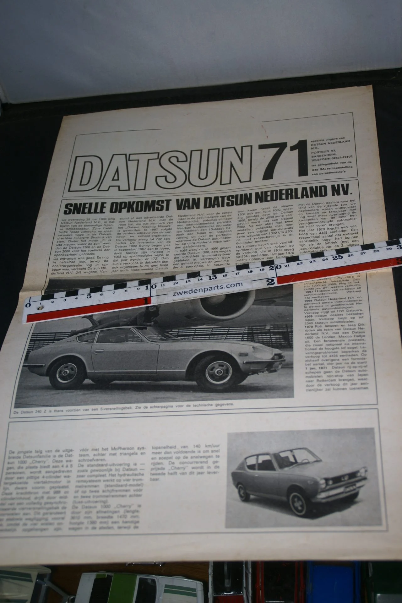 DSC05238 1971 krant speciale uitgave Datsun