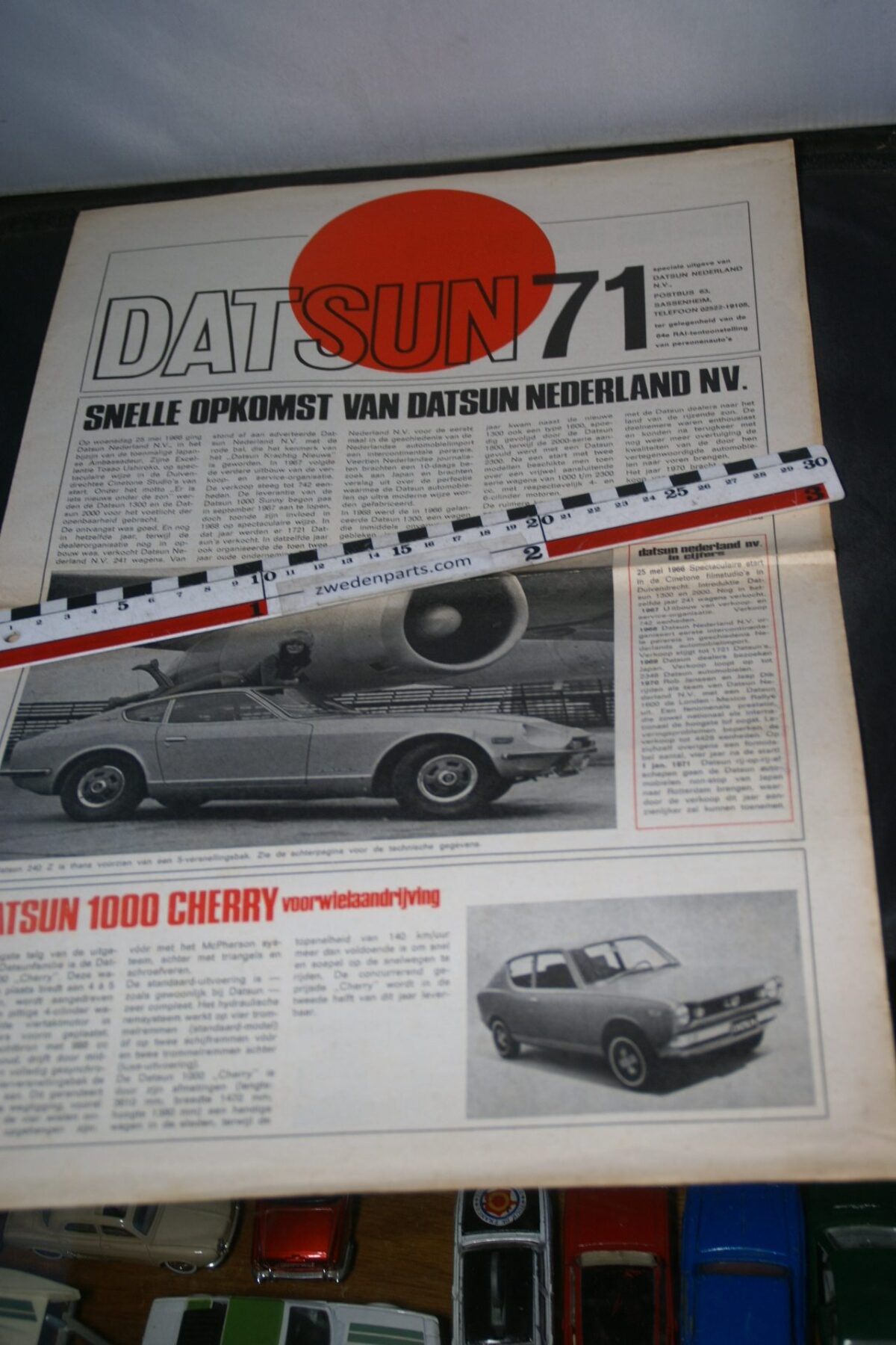 DSC05240 1971 krant speciale uitgave Datsun