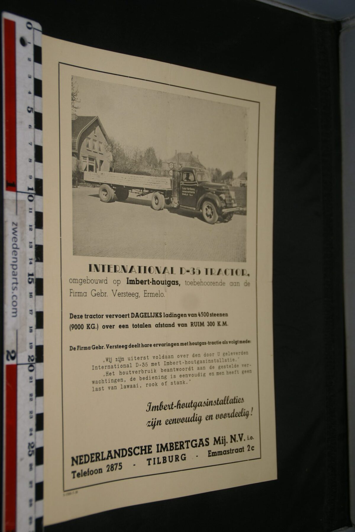DSC05320 1938 brochure International D-35 Tractor Houtgas