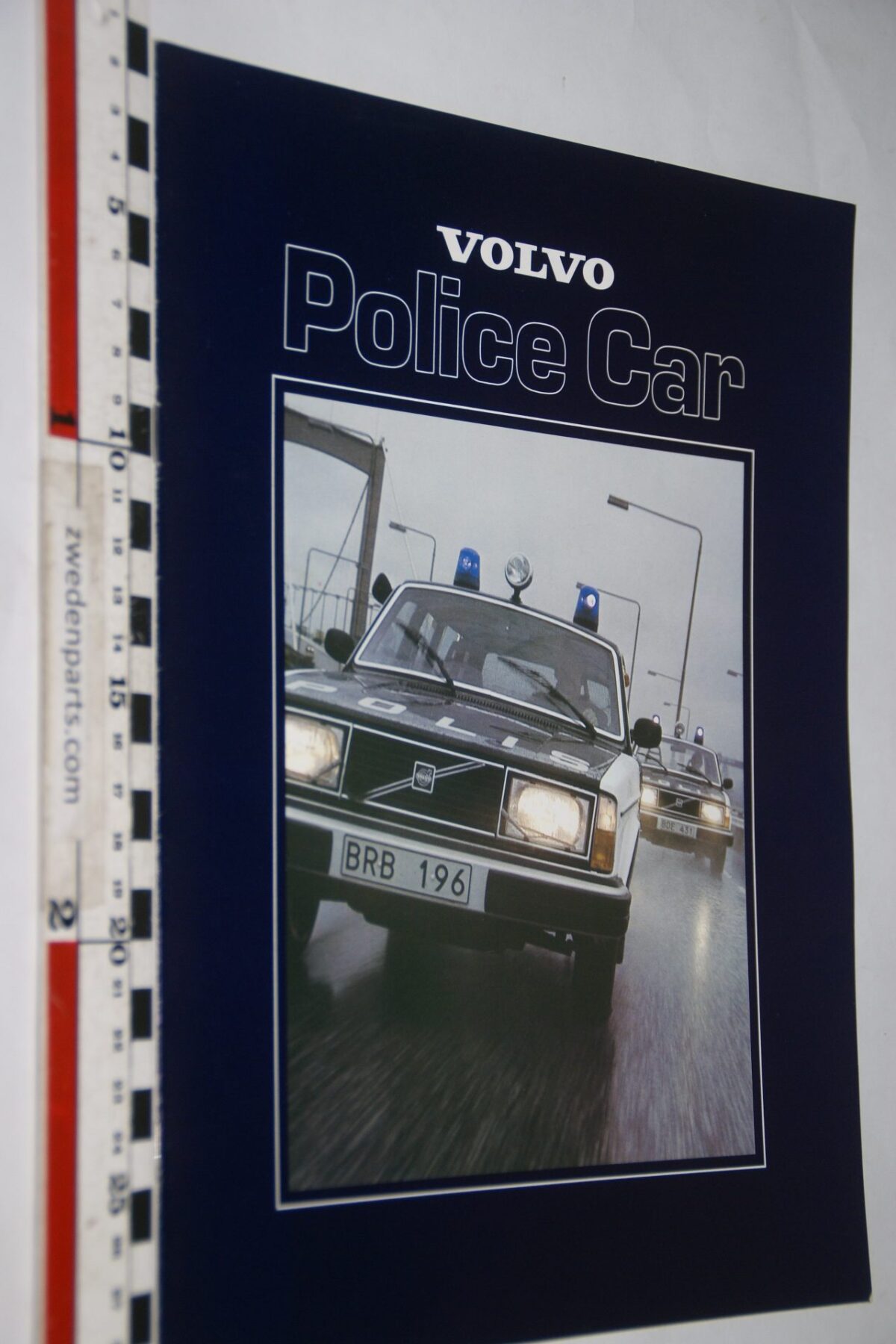 DSC05564 1979 brochure Volvo 240 Police Car nr ASP-PV 6830 Engels