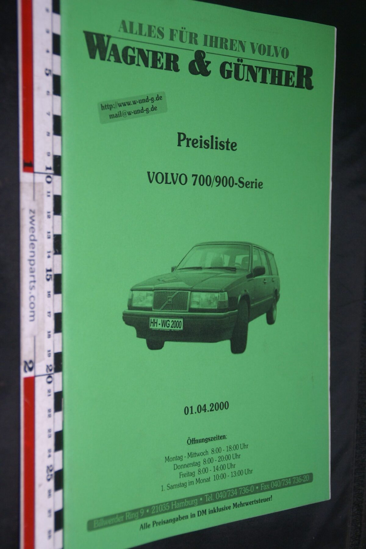 DSC06056 2000 brochure prijslijst Volvo 700 900