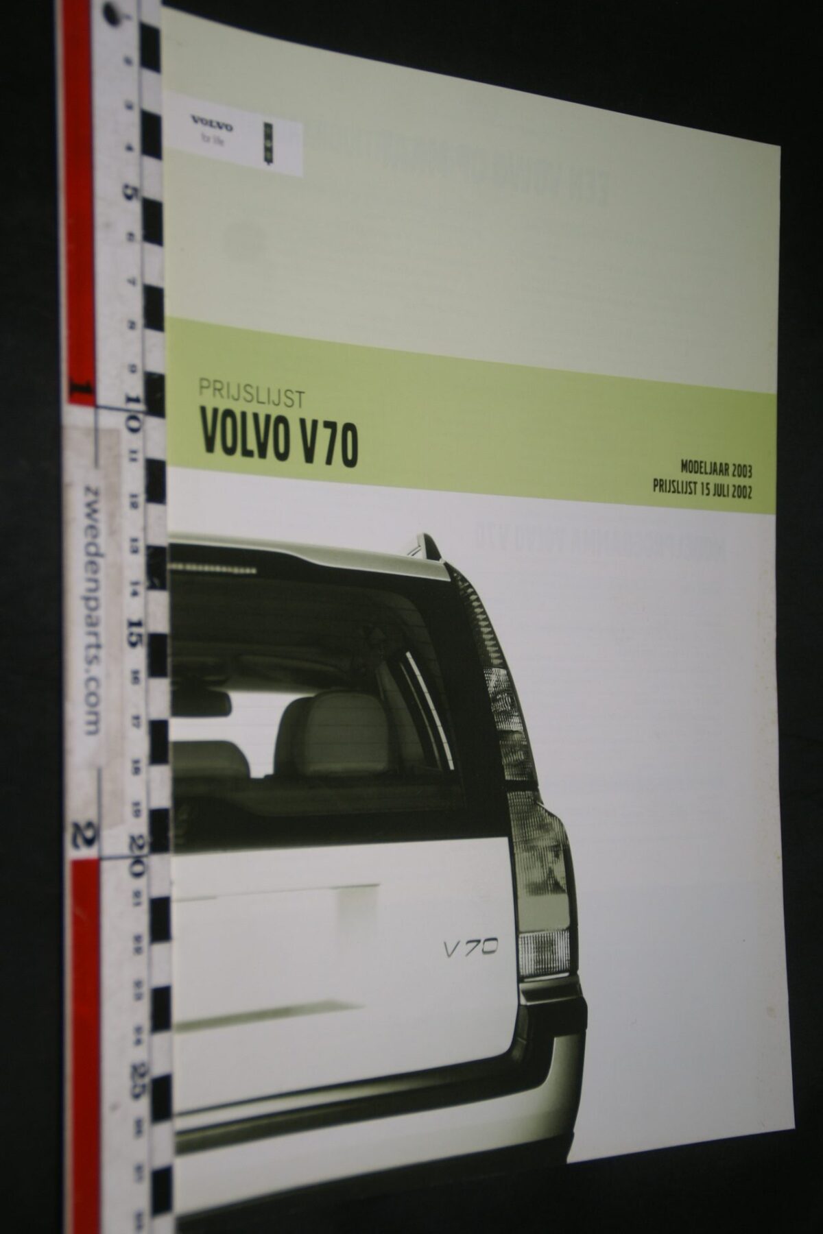 DSC06066 2002 brochure prijslijst Volvo V70 nr MY03V70 09-02-V2