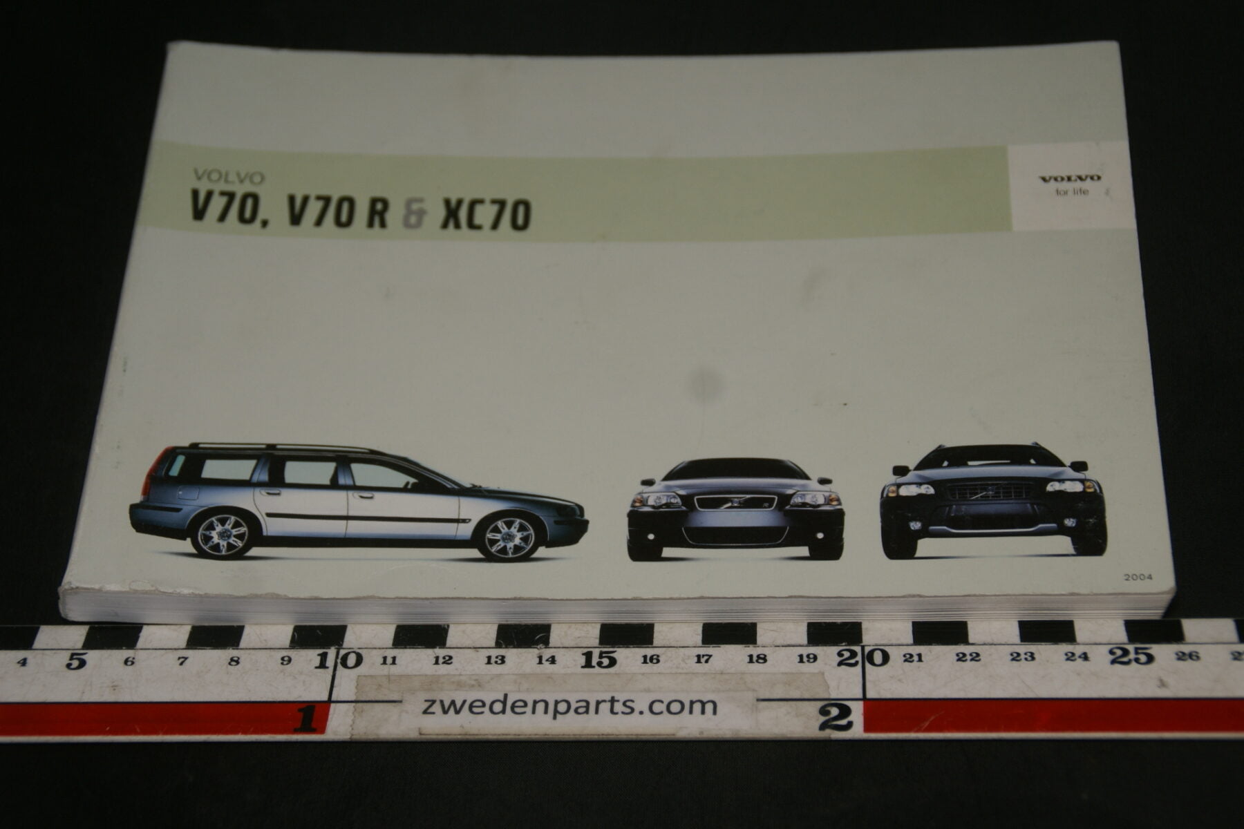 DSC06086 2003 instructieboekje Volvo V70 V70R en XC70 nr TP6398 SE.