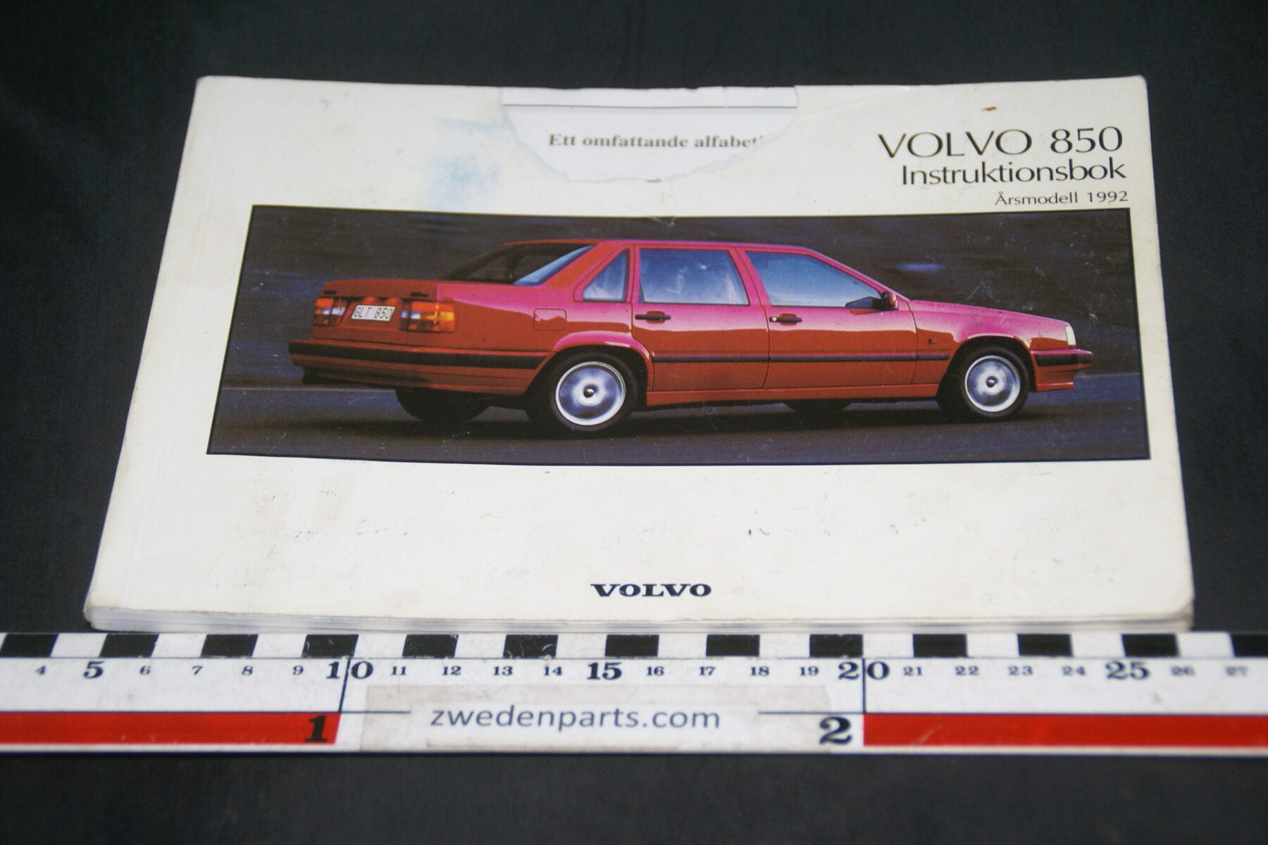 DSC06088 1992 instructieboekje Volvo 850 nr TP3284-2 SE.