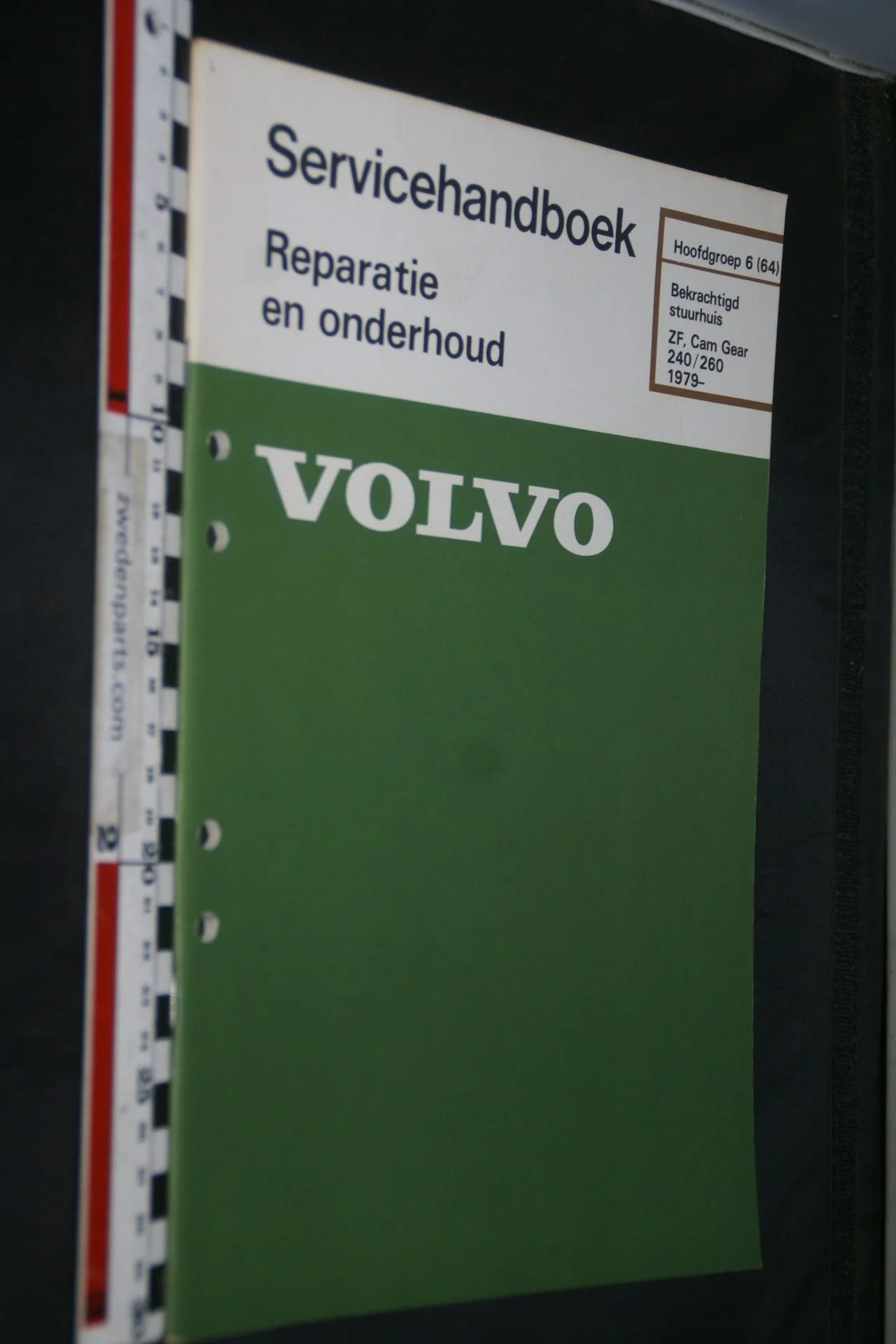 DSC06721 1980 origineel Volvo 240, 260 servicehandboek 6 (64) ZF stuurhuis 1 van 800 TP 30267-1