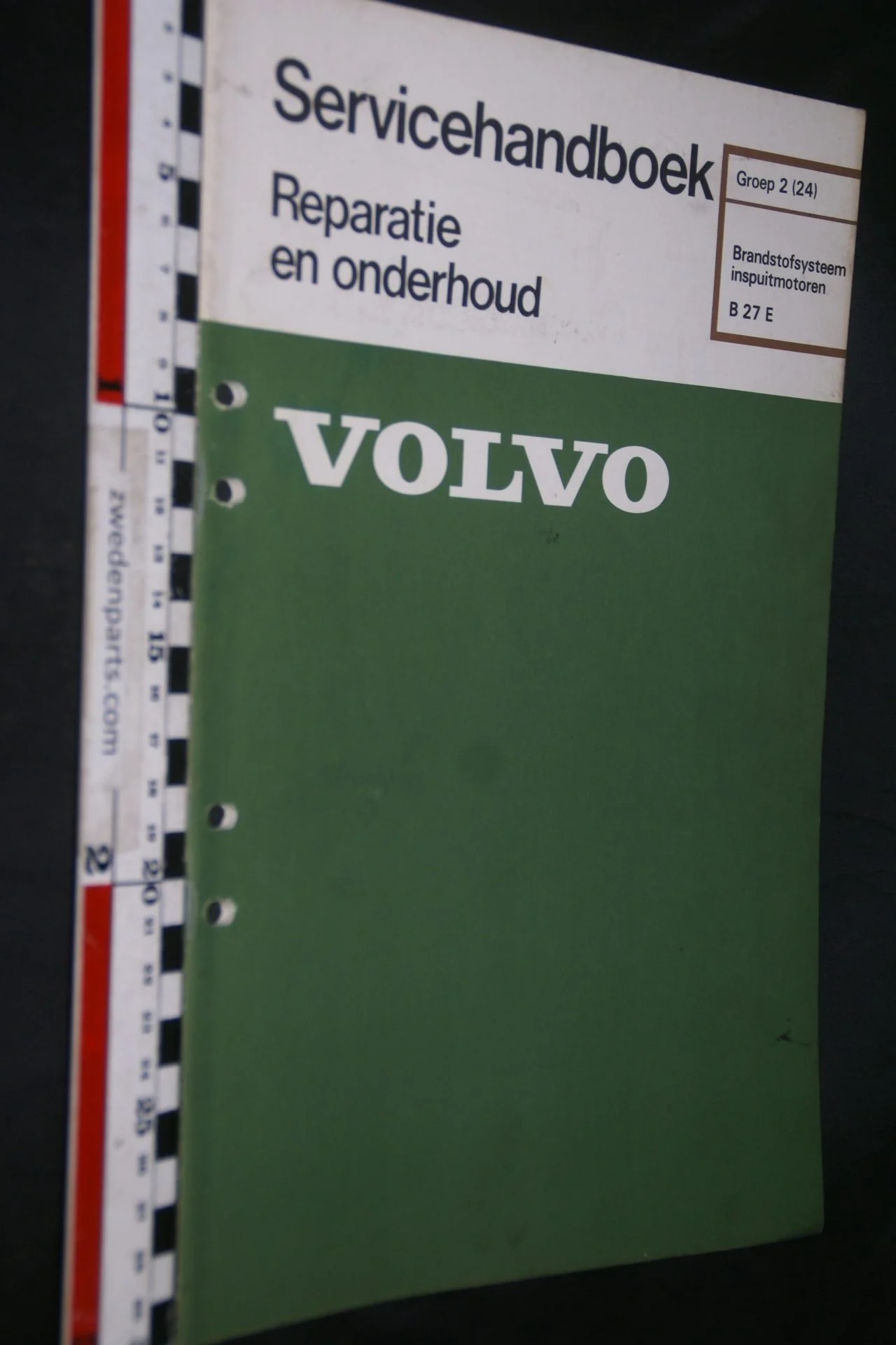 DSC06764 1977 origineel Volvo B27, 260 servicehandboek 2 (24) brandstofsysteem inj motoren 1 van 750 TP 11547-1