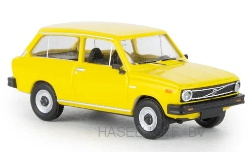 Volvo 66 miniatuur geel 1op87 Brekina 27626