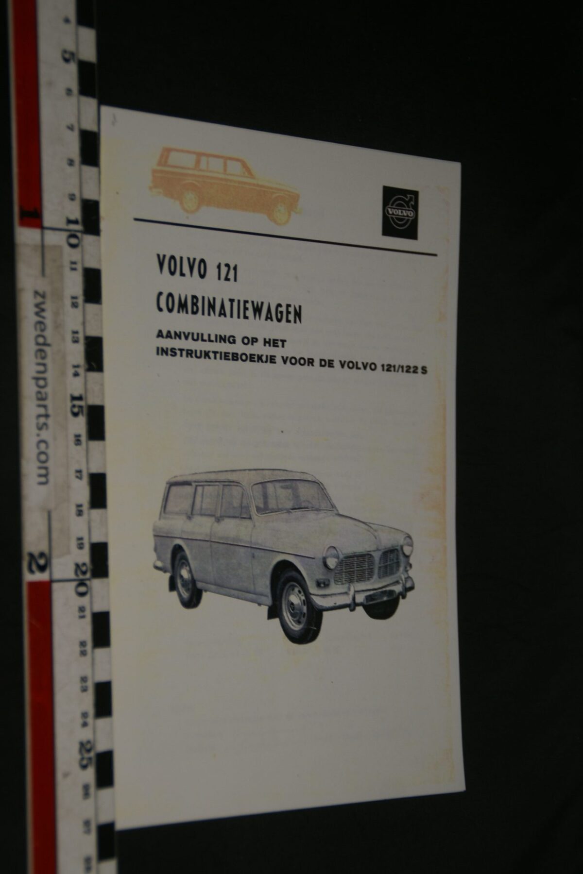 DSC07122 1964 Volvo 220 aanvulling  instruktieboek 1 van 500 TP 155-2