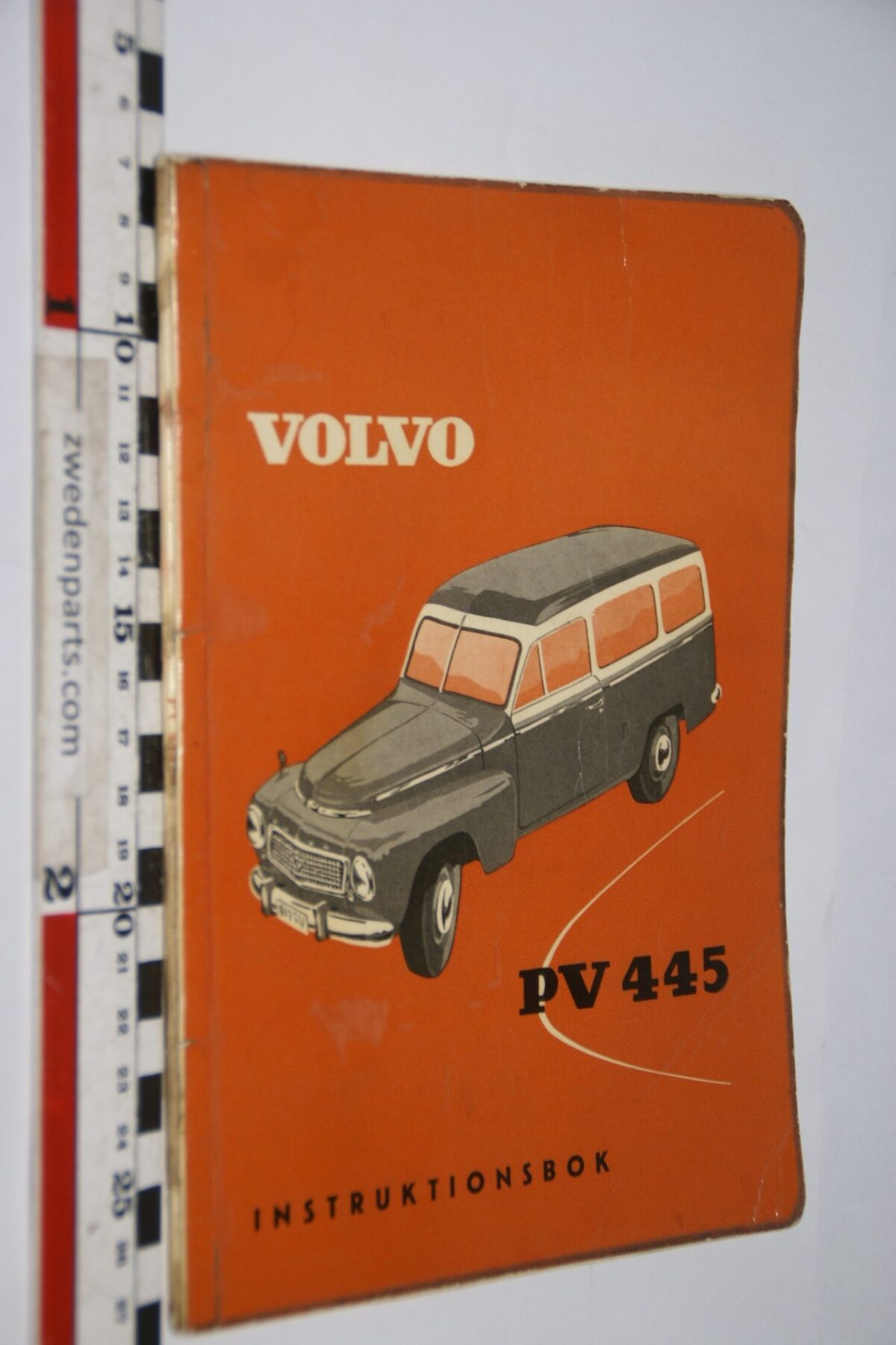 DSC07149 1959 origineel Volvo Duett 445 instruktionsbok 1 van 5.000 Svenskt SS 1124-3
