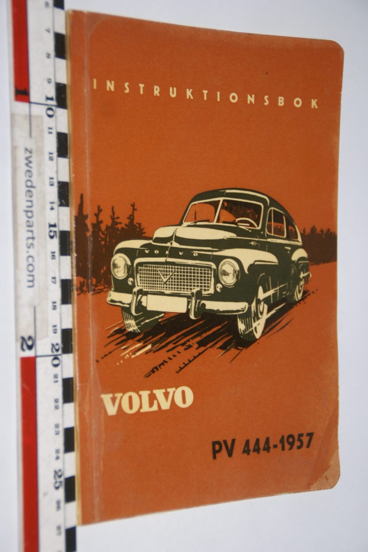DSC07156 1957 origineel Volvo PV 444 instruktionsbok Svenskt SS 1122-1