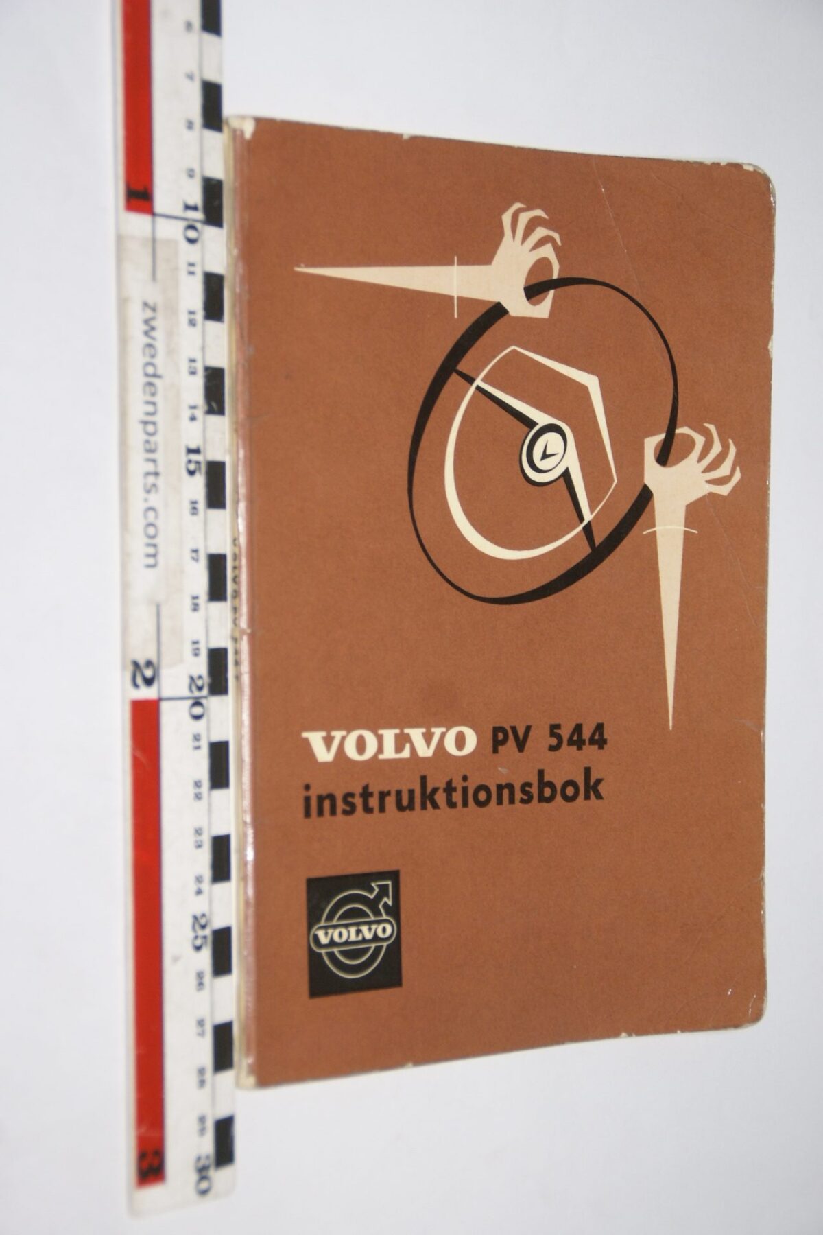 DSC07168 1964 origineel Volvo PV 544 instruktionsbok Svenskt TP 3-5