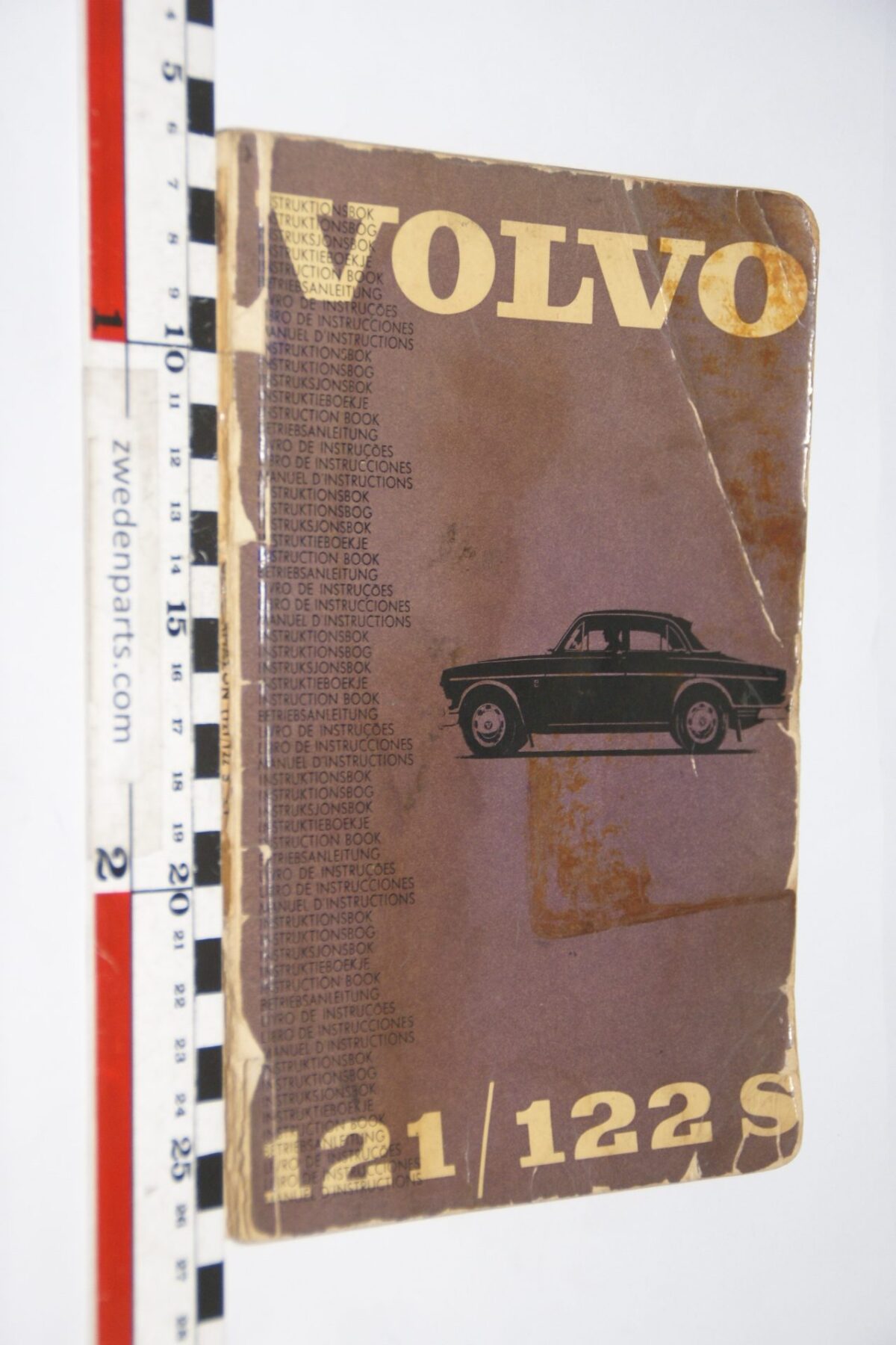 DSC07172 1965 origineel Volvo Amazon 121 122S instruktieboekje 1 van 7.000 TP 19-6