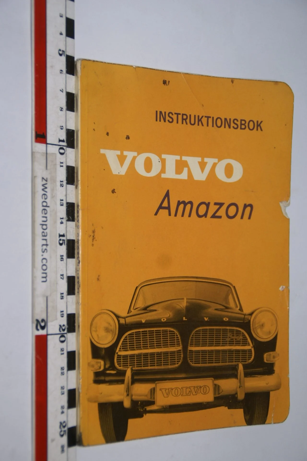 DSC07176 1962 origineel Volvo Amazon instruktionsbok Svenskt TP 12-4