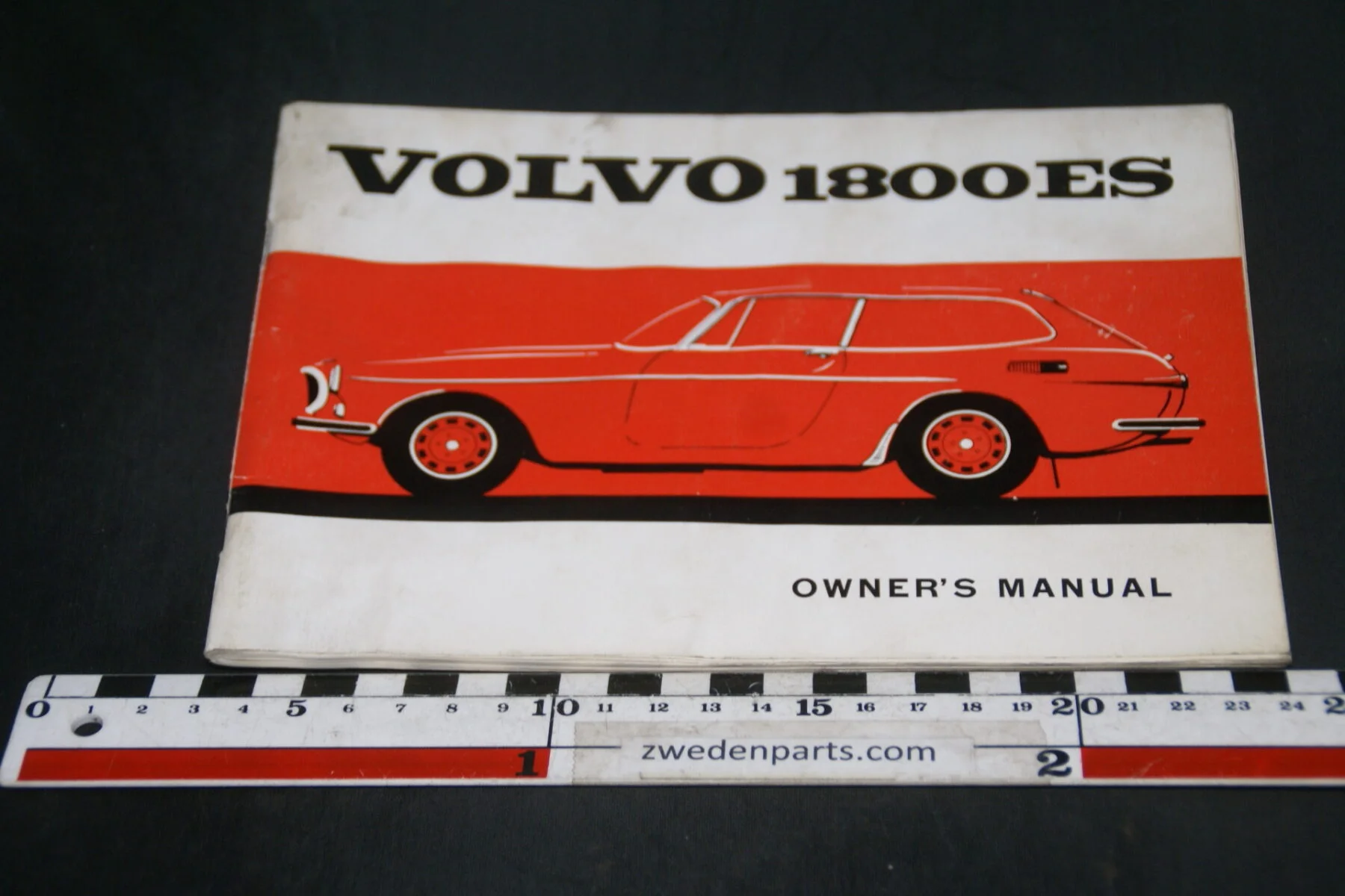 DSC07195 1972 origineel Volvo 1800ES owner's manual 1 van 3.500 English TP 980-1