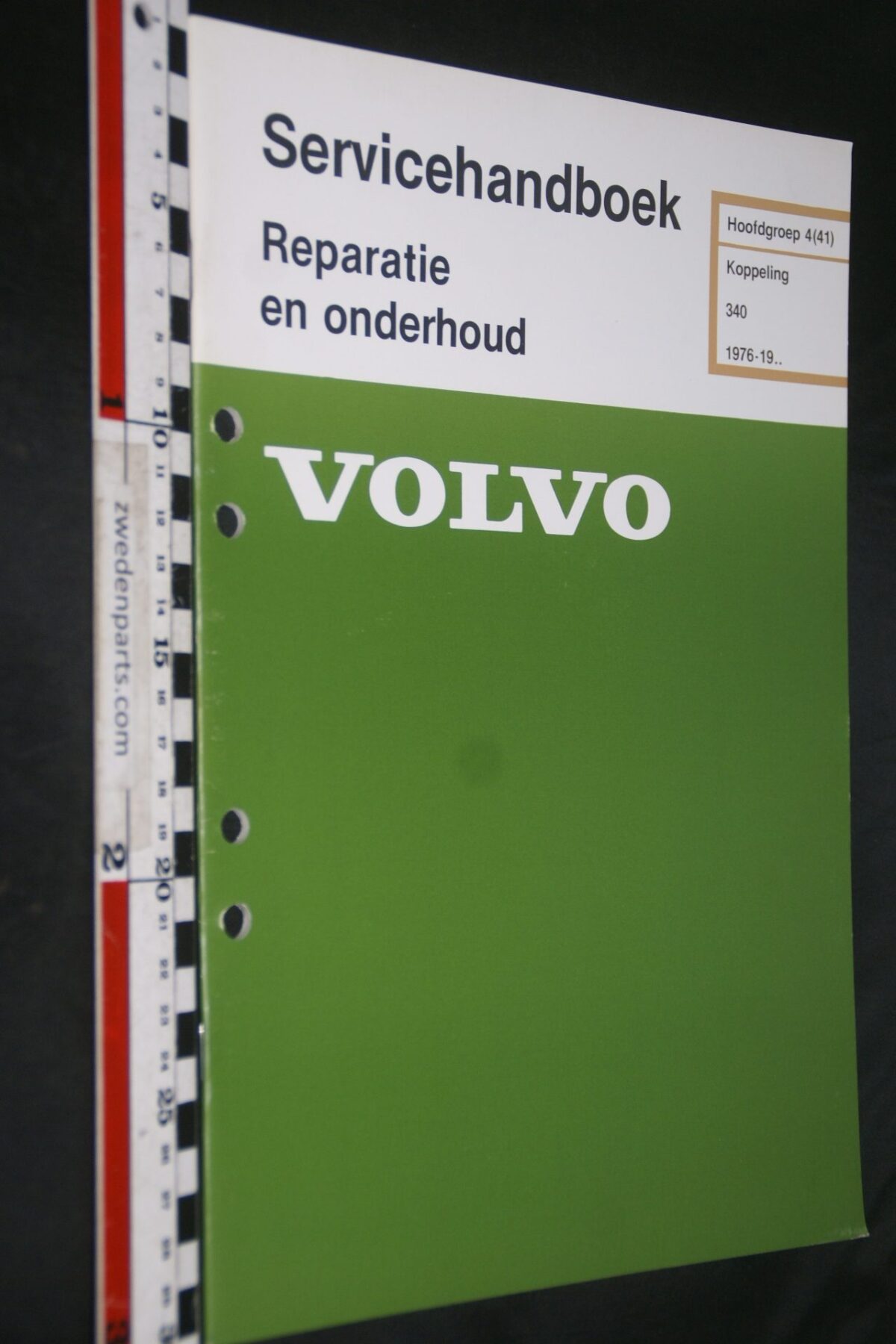 DSC07221 1981 origineel Volvo 340 servicehandboek  4(41) koppeling 1 van 800 TP 12429-3