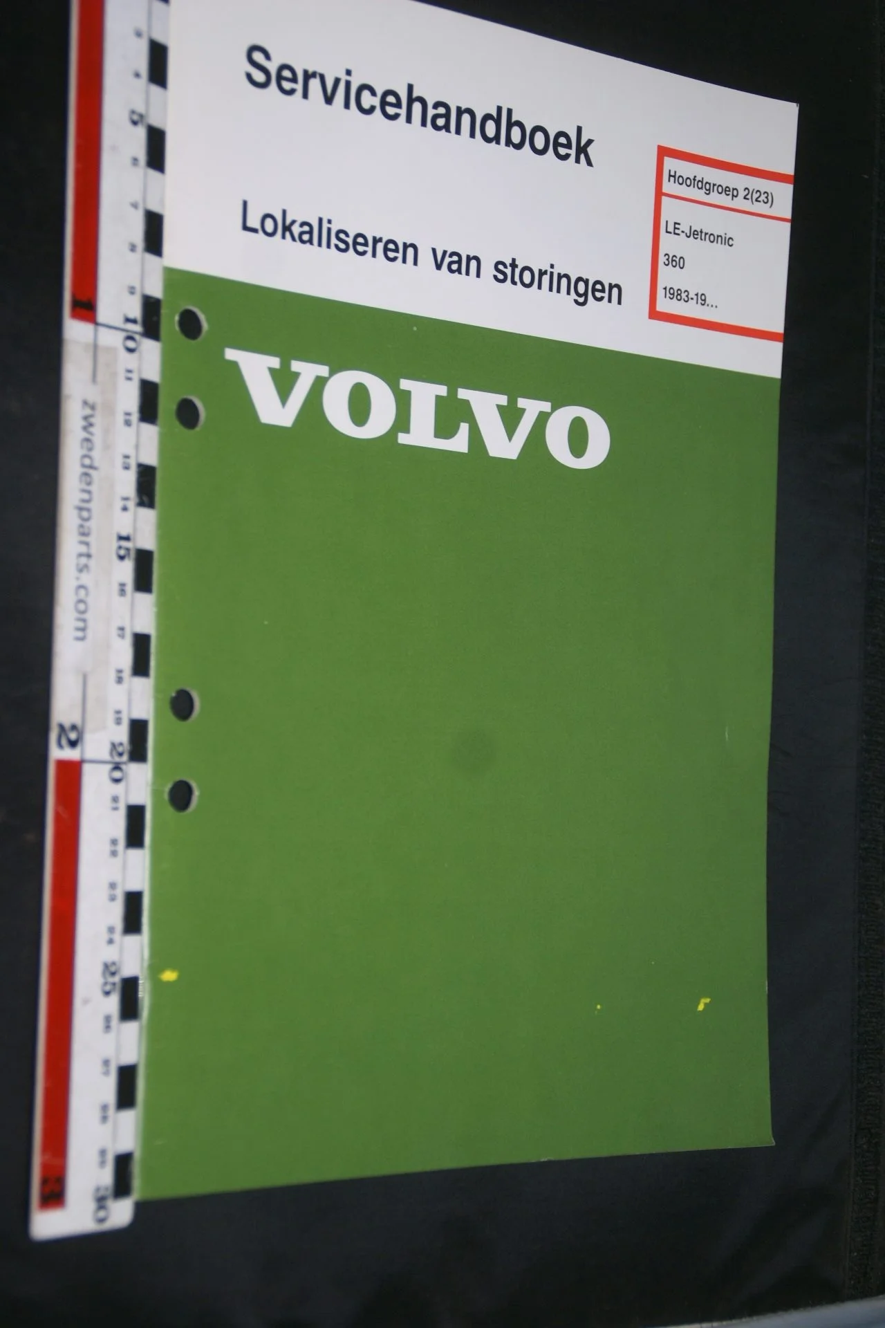 DSC07230 1983 origineel Volvo 340 servicehandboek  2(23) LE-Jetronic 1 van 900 TP 35127-2