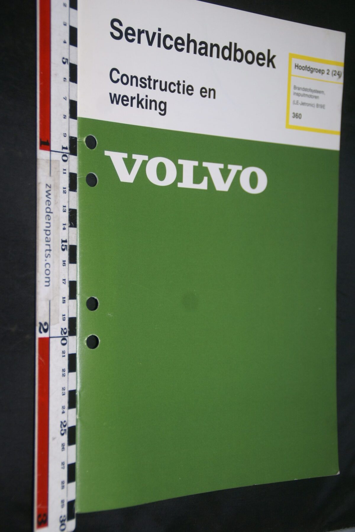 DSC07234 1983 origineel Volvo 360 servicehandboek  2(24) LE Jetronic 1 van 800 TP 35154-1