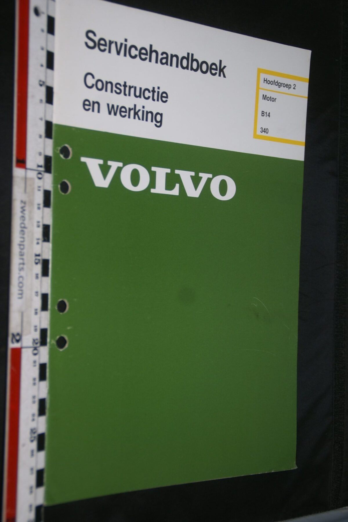 DSC07254 1980 origineel Volvo 343 servicehandboek  2 motor B14 1 van 900 TP 12279-2