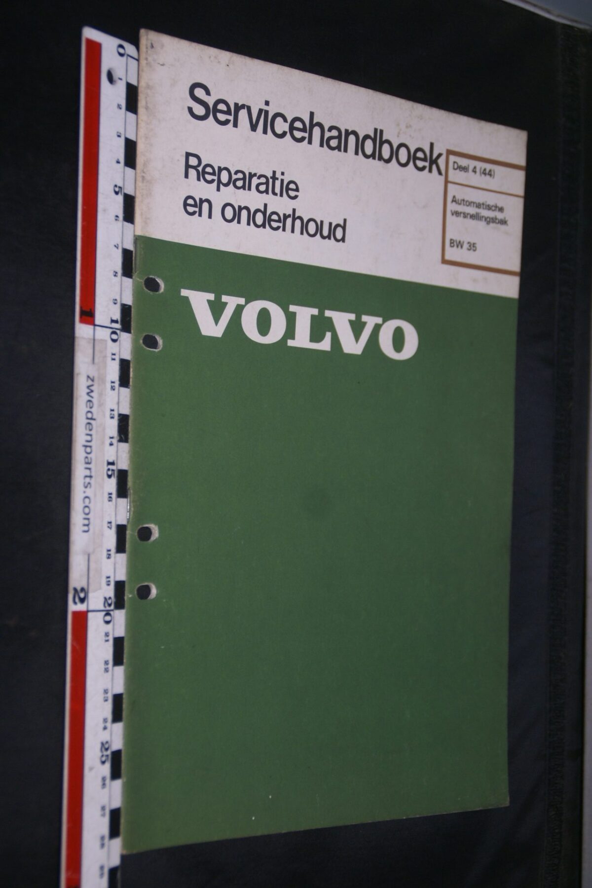 DSC07290 1977 origineel Volvo 300 servicehandboek  4(44) automatische versnellingsbak BW35 1 van 750 TP 11475-1