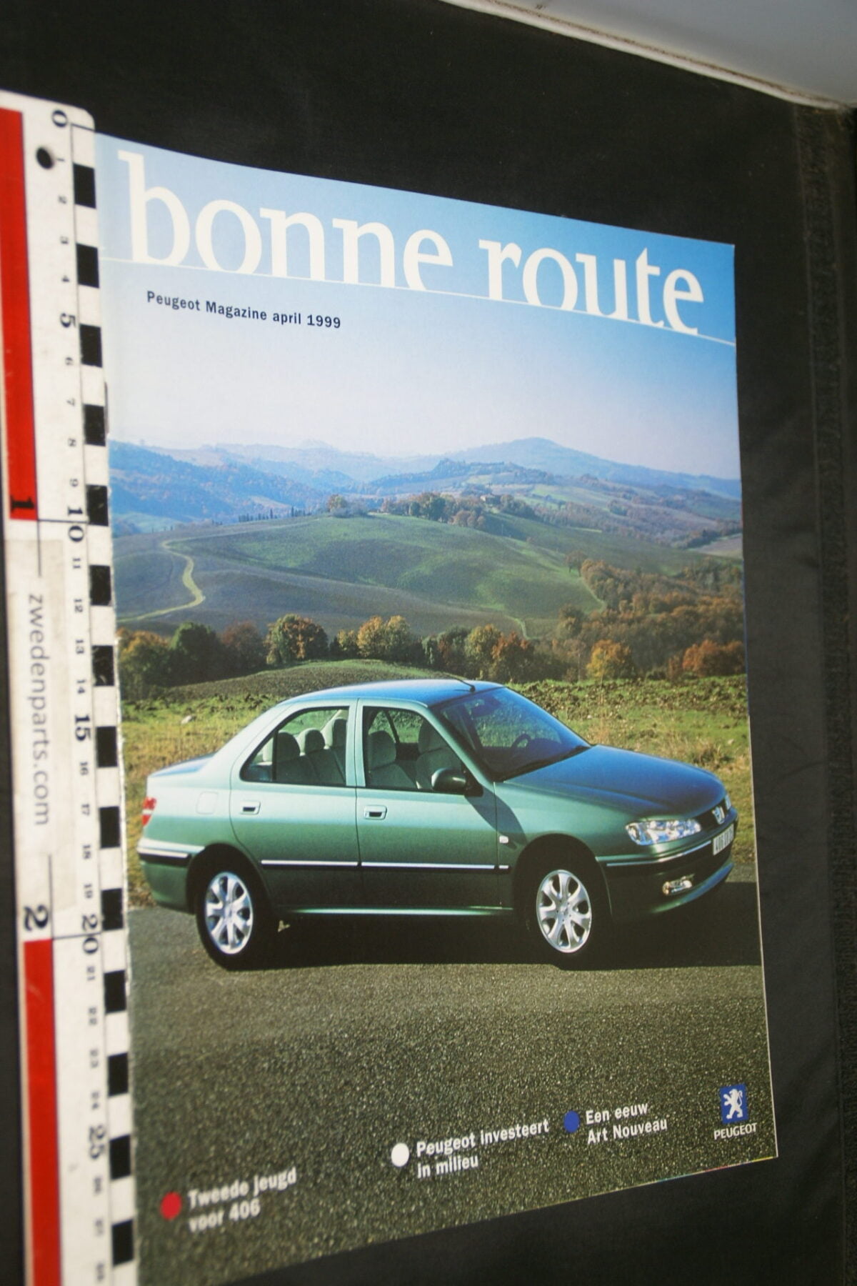 DSC08422 tijdschrift Peugeot Bonne Route 1999 april