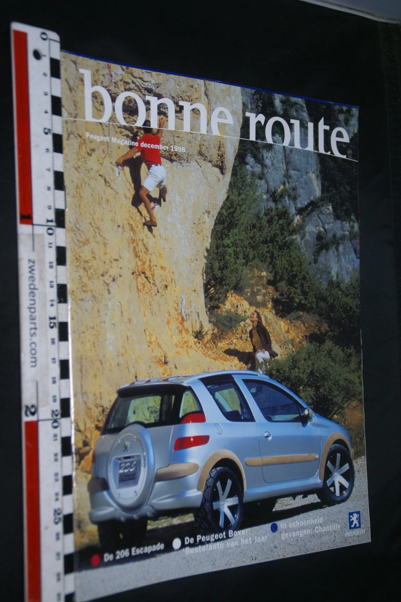 DSC08424 tijdschrift Peugeot Bonne Route 1998 december