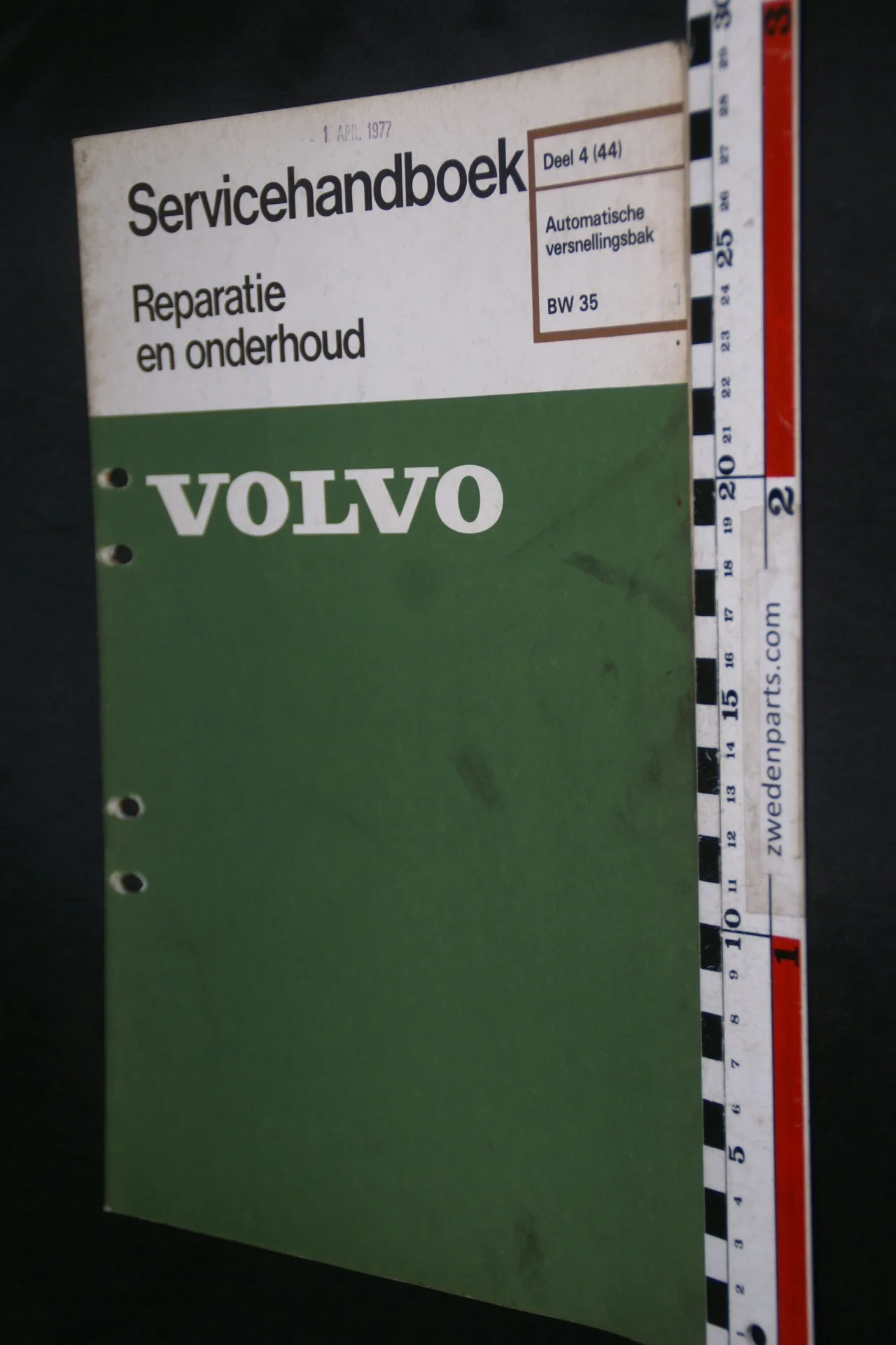 DSC08605 1977 origineel Volvo servicehandboek  4 (44) automaat BW35 1 van 750 TP 11475-1