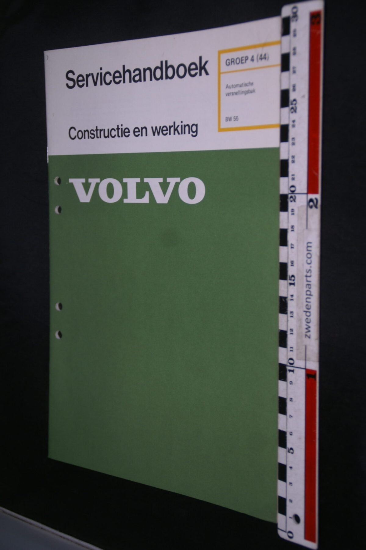 DSC08607 1975 origineel Volvo servicehandboek  4 (44) automaat BW55 1 van 500 TP 10998-1
