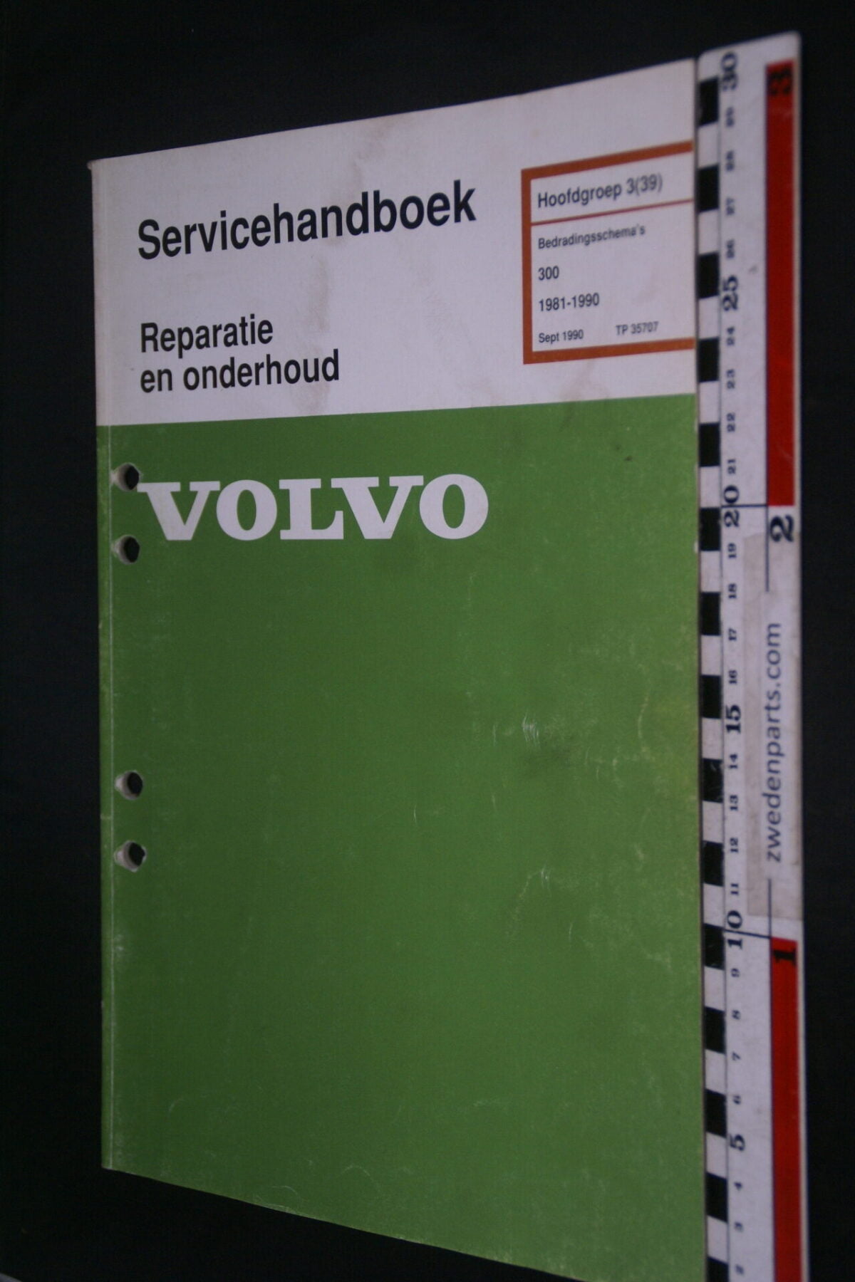 DSC09022 1993 origineel  Volvo 300 servicehandboek bedradingsschema 3 (39)  1 van 1.200 nr TP 35707-1