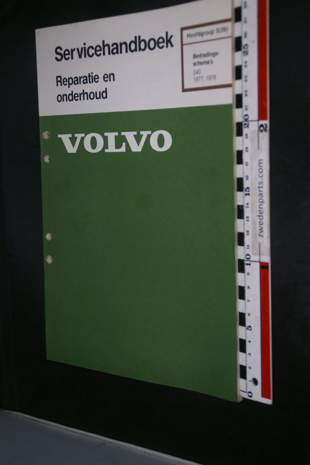 DSC09387 1979 origineel werkplaatsboek 3 (39) bedradingsschema Volvo 240 1 van 750 nr TP 12508-1