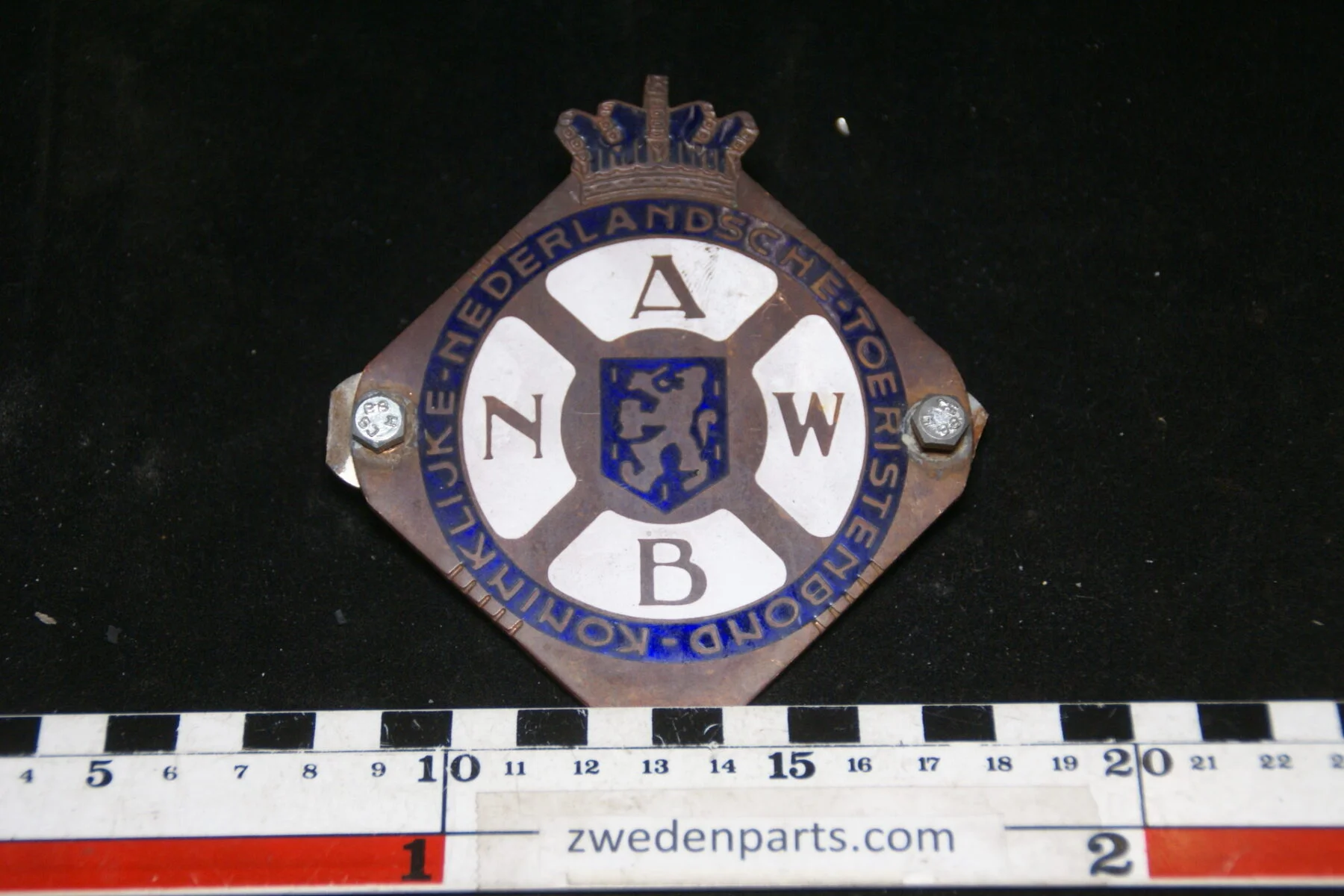 DSC00241 origineel vintage badge ANWB geemaillerd-cdb57ae5