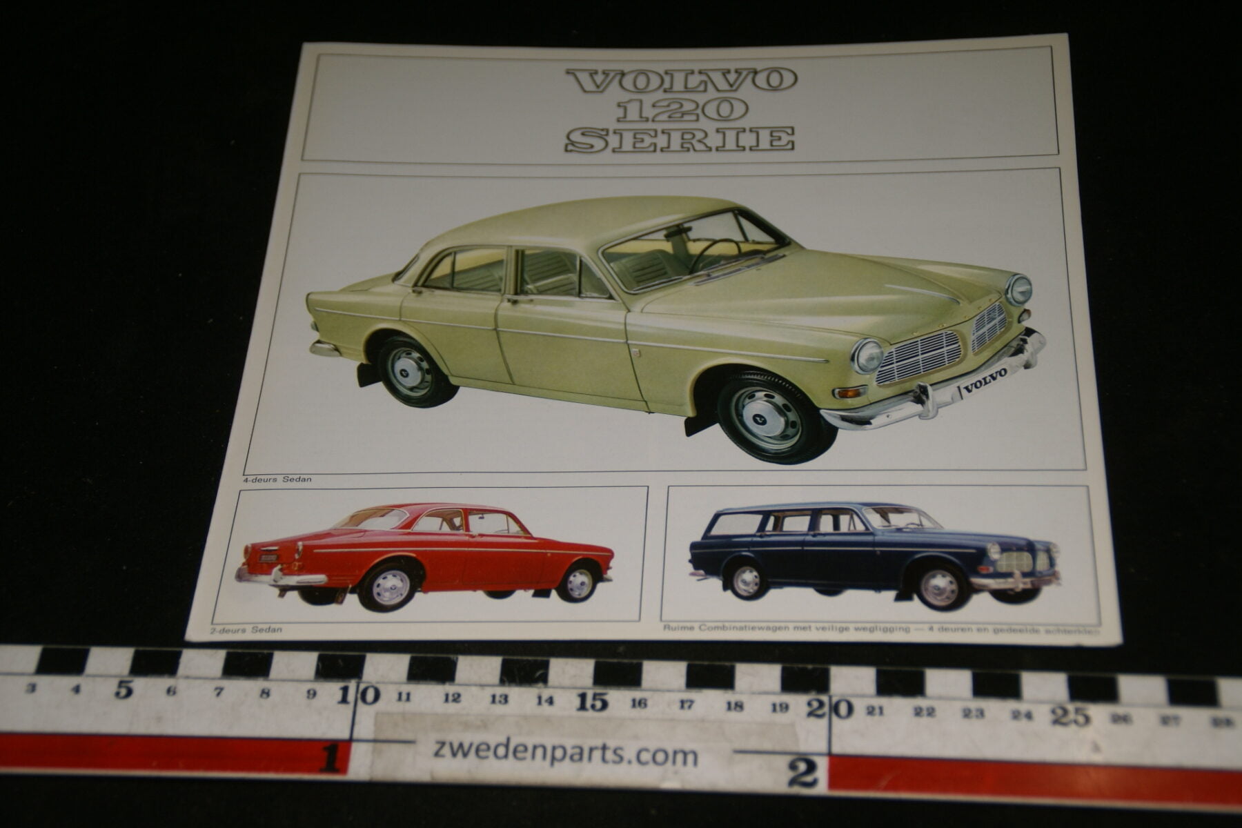 DSC00287 1965 originele brochure Volvo 120 Amazon nr RK1737 nieuwstaat-24a64959