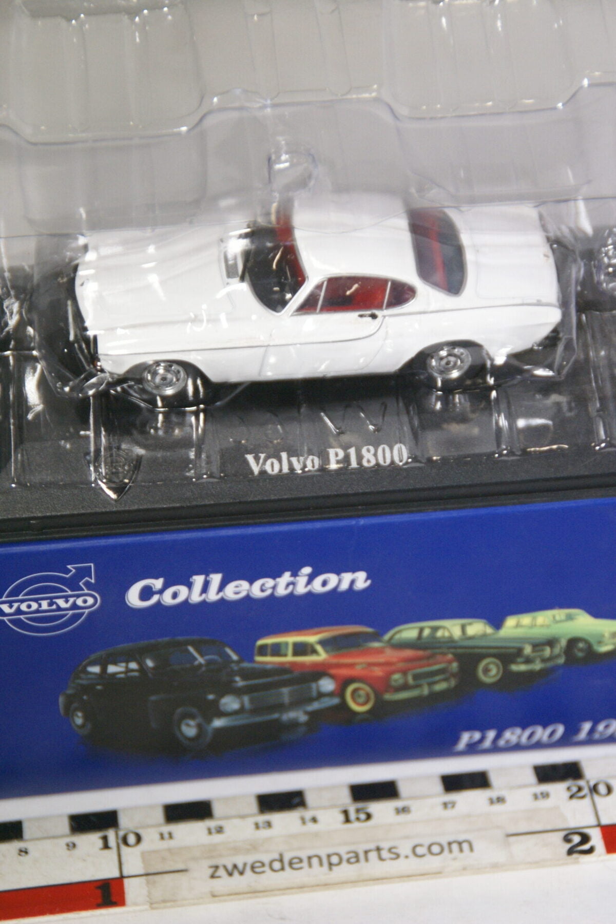 DSC00523 miniatuur 1964 Volvo P1800 wit 1op43 Atlas nieuw in originele verpakking-e2bbc44e